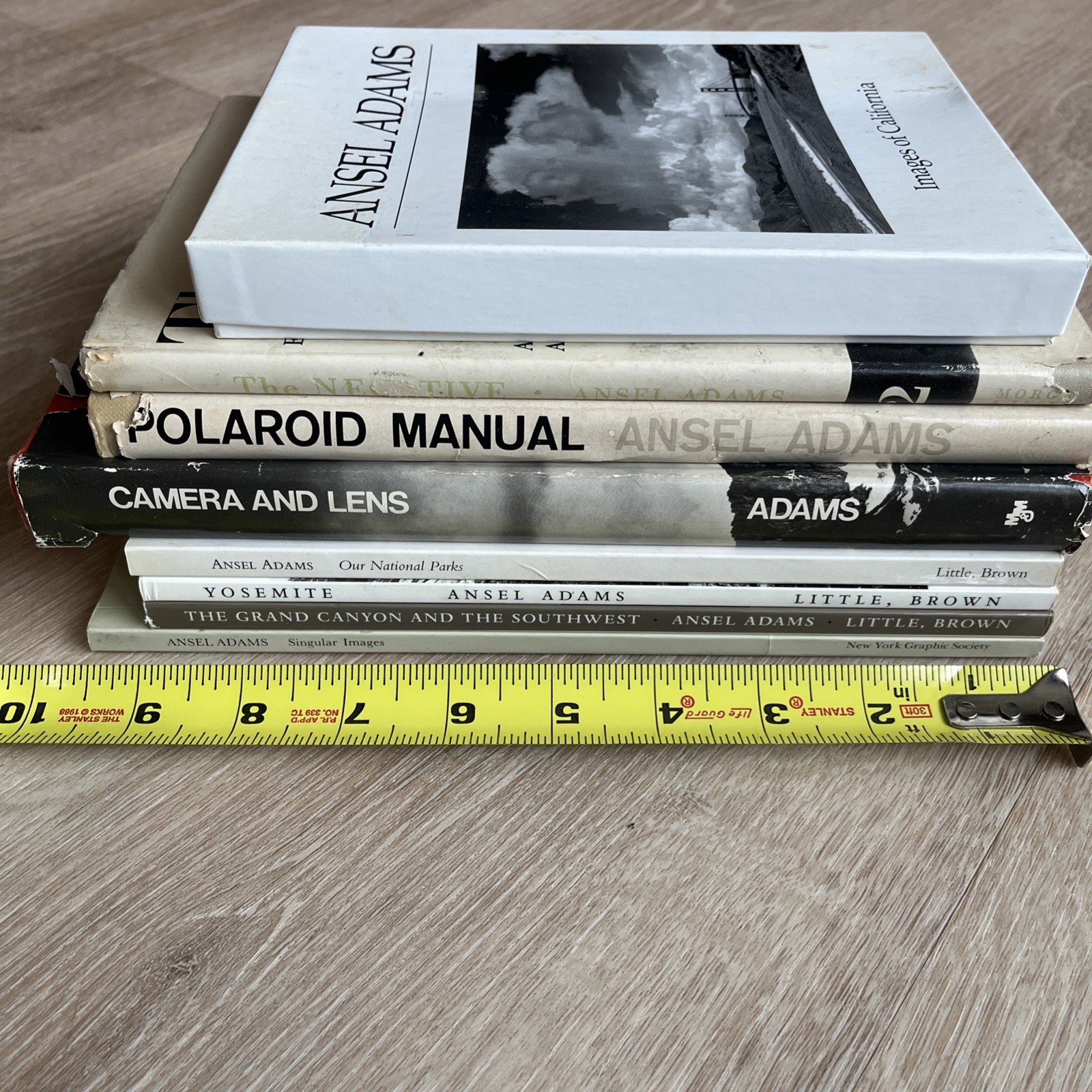 Vtg Ansel Adams Estate Lot 8p Book Collection Boxed Greeting Cards National Park