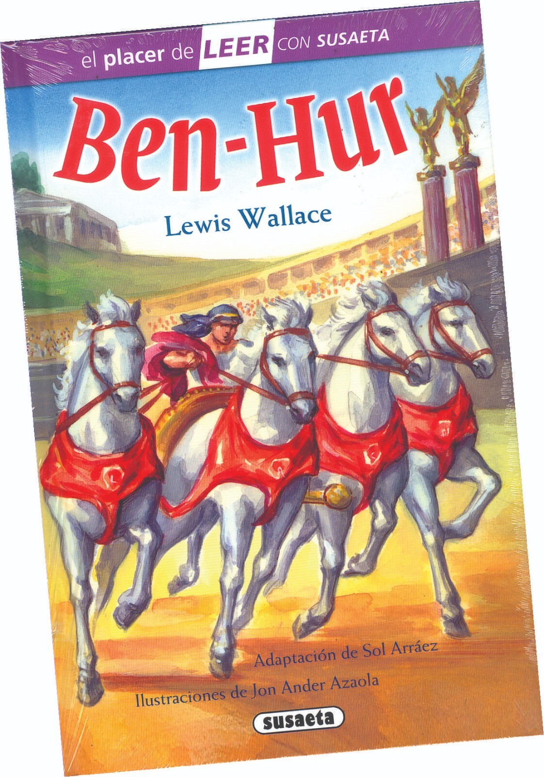 LIBRO SERIE EL PLACER DE LEER CON SUSAETA “BEN-HUR”, LEWIS WALACE, EN ESPAÑOL