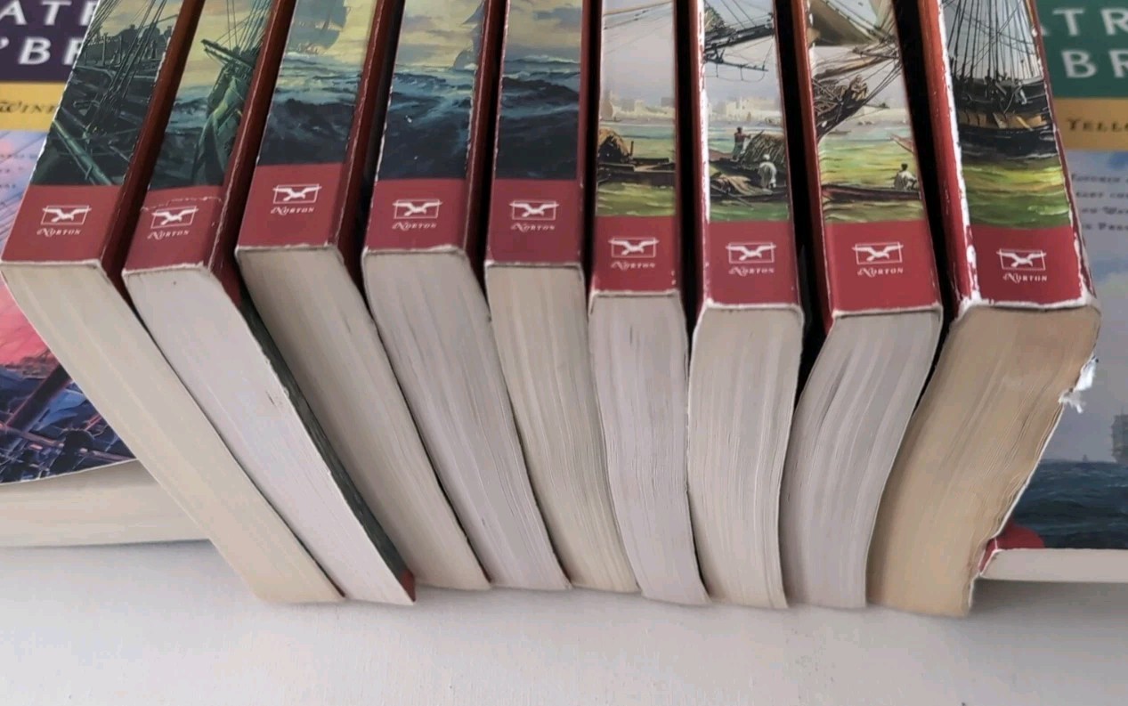 Lot Of 19 Patrick O’Brian,Norton Publishing, Paperback Books, No Vol. 2