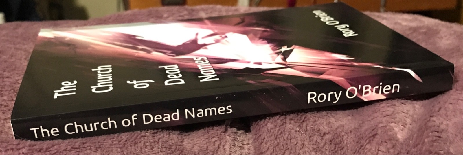 The Church of Dead Names Rory O’Brien autographed sci-fi horror paperback 2024