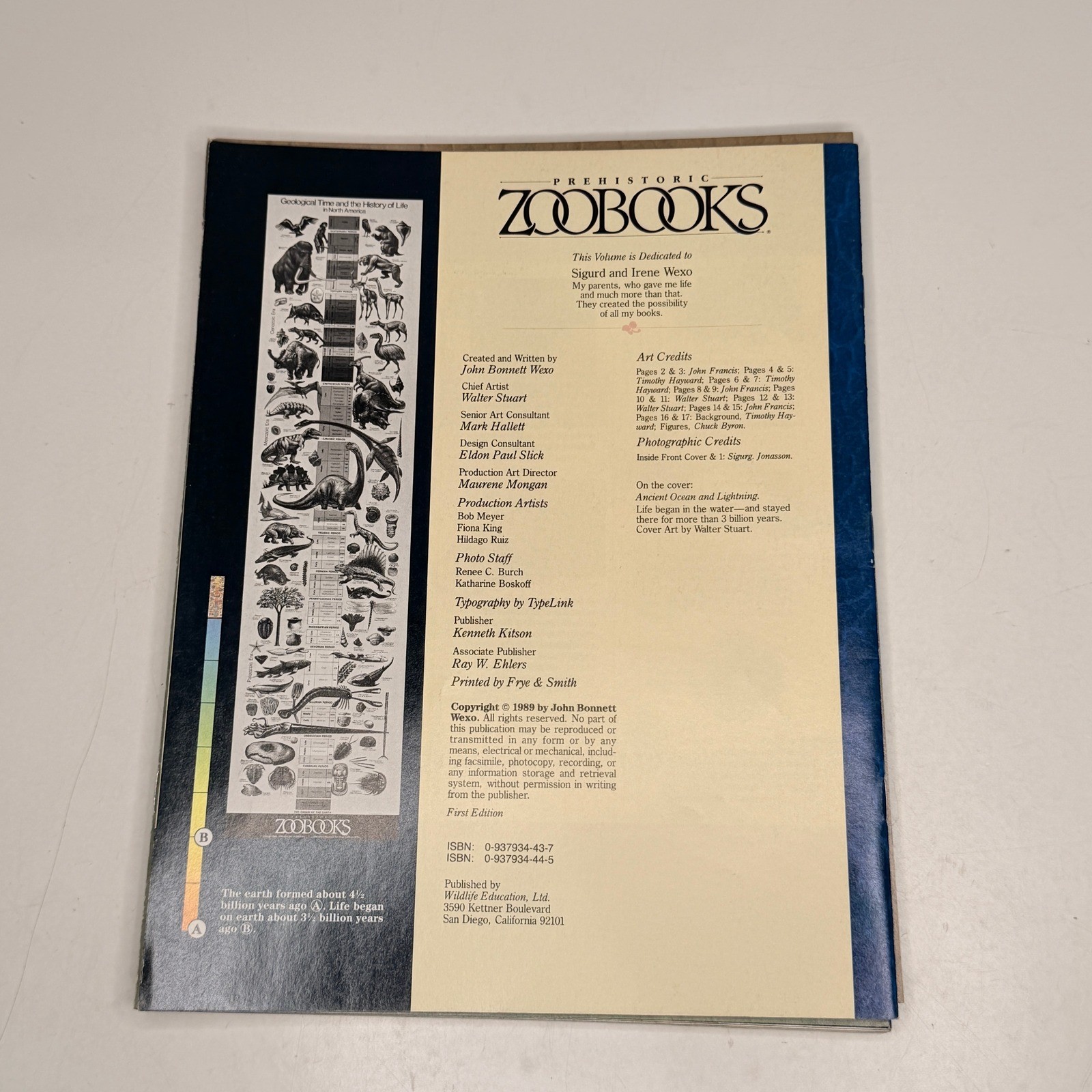 Prehistoric ZOOBOOKS 1989 First Edition Family Guide Case Book Set 1-10 Poster