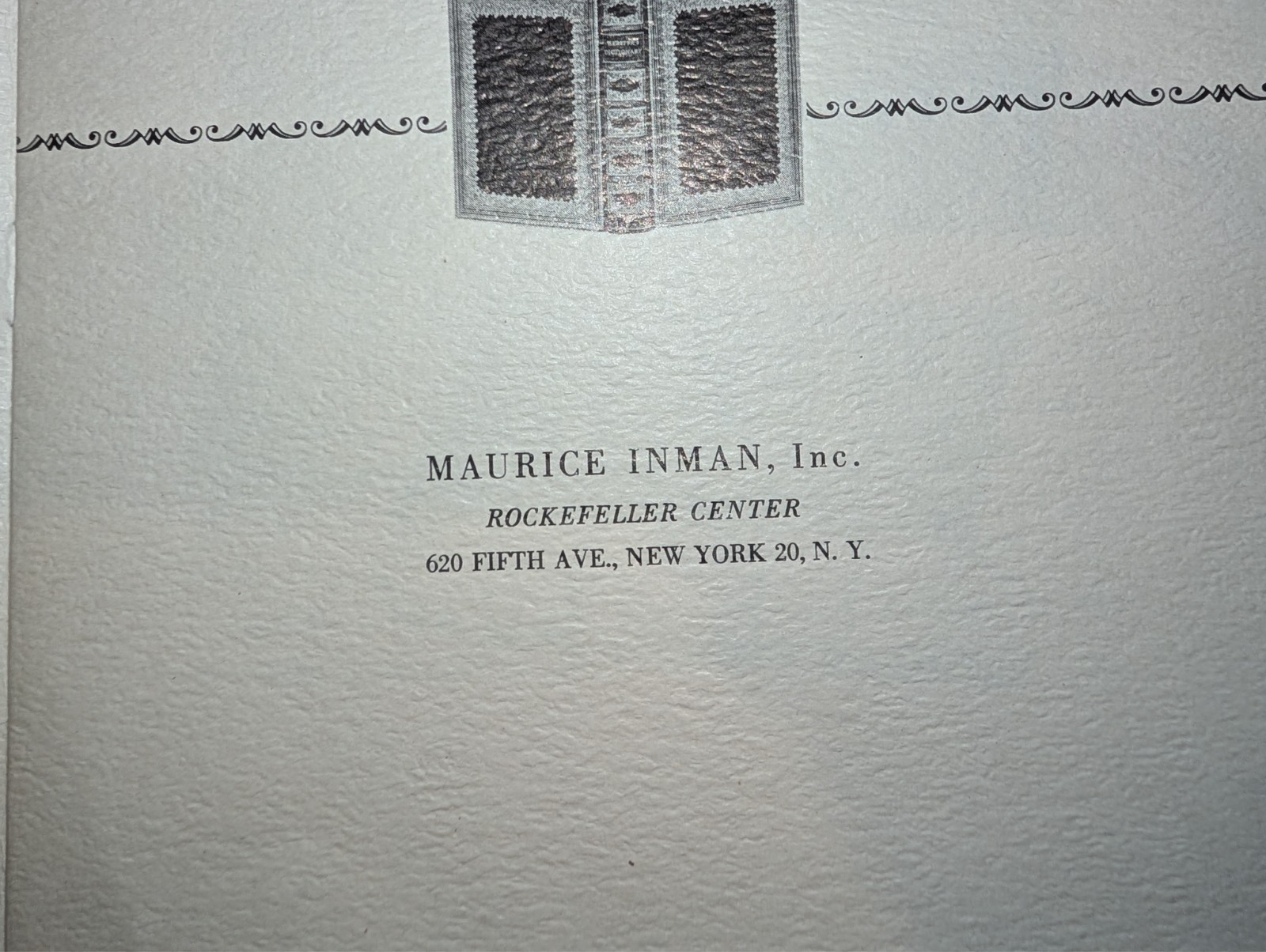 Fine bindings by Maurin – Maurice Inman, Inc. 1930’s brochure fine book binding