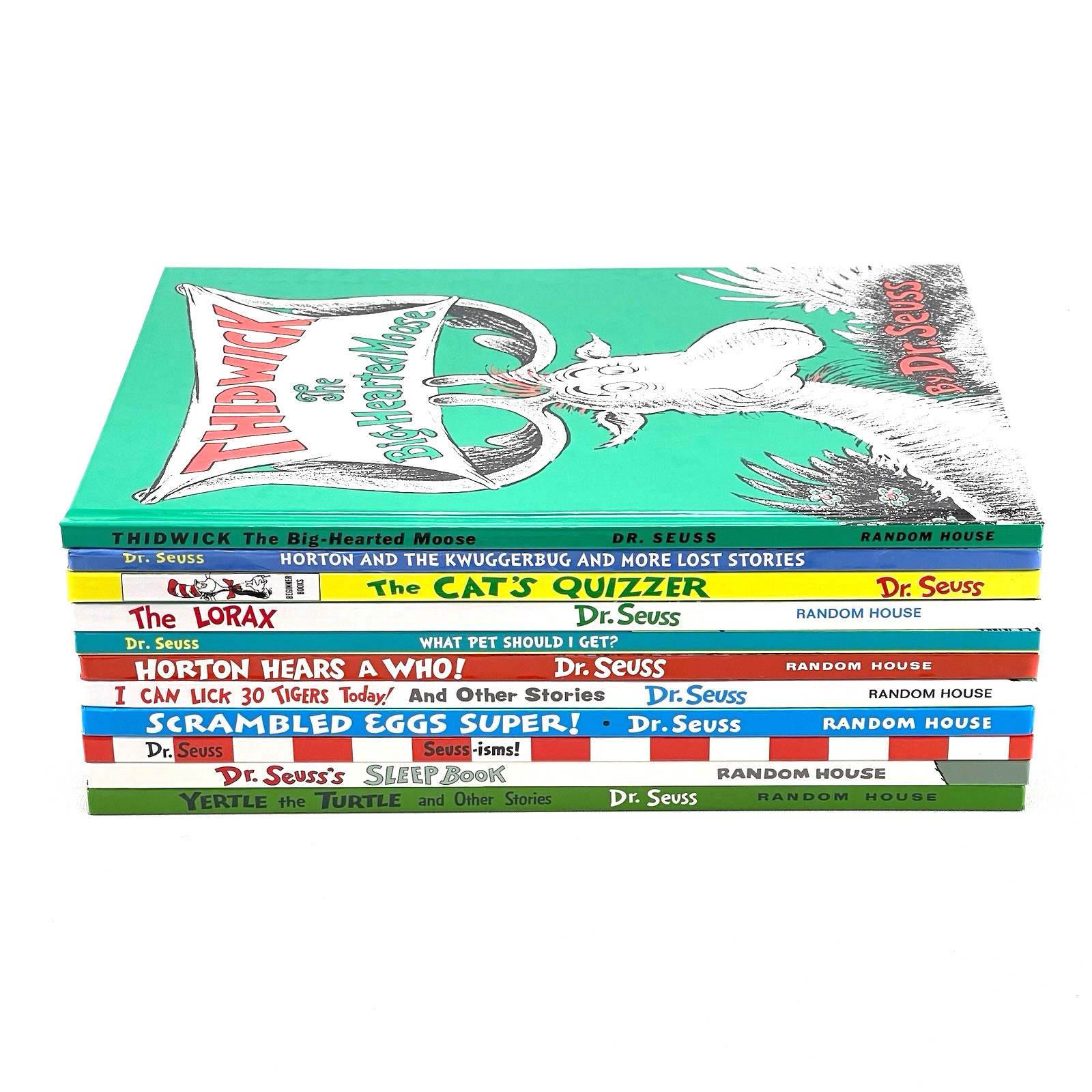 Dr. Seuss Large Hardcover Book Lot Of 10 – Includes 2 Out of Print – 8″ x 11″