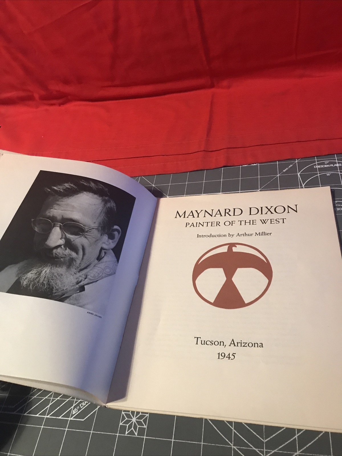 Vintage 1945 Maynard Dixon Painter Of The West by Tucson, Arizona Book