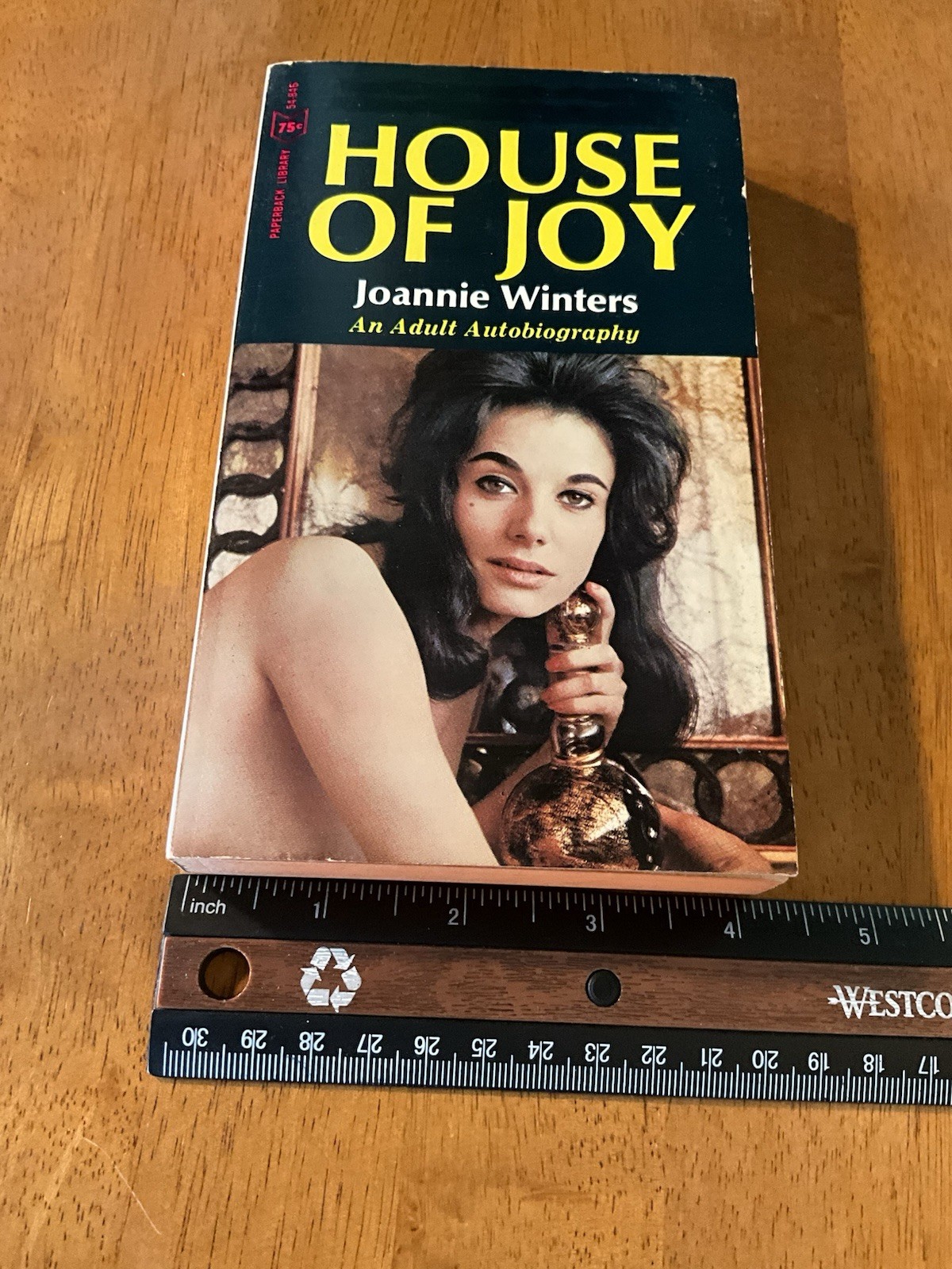 House of Joy Joannie Winters Adult Autobiography 1966 Papberback Library Sleaze