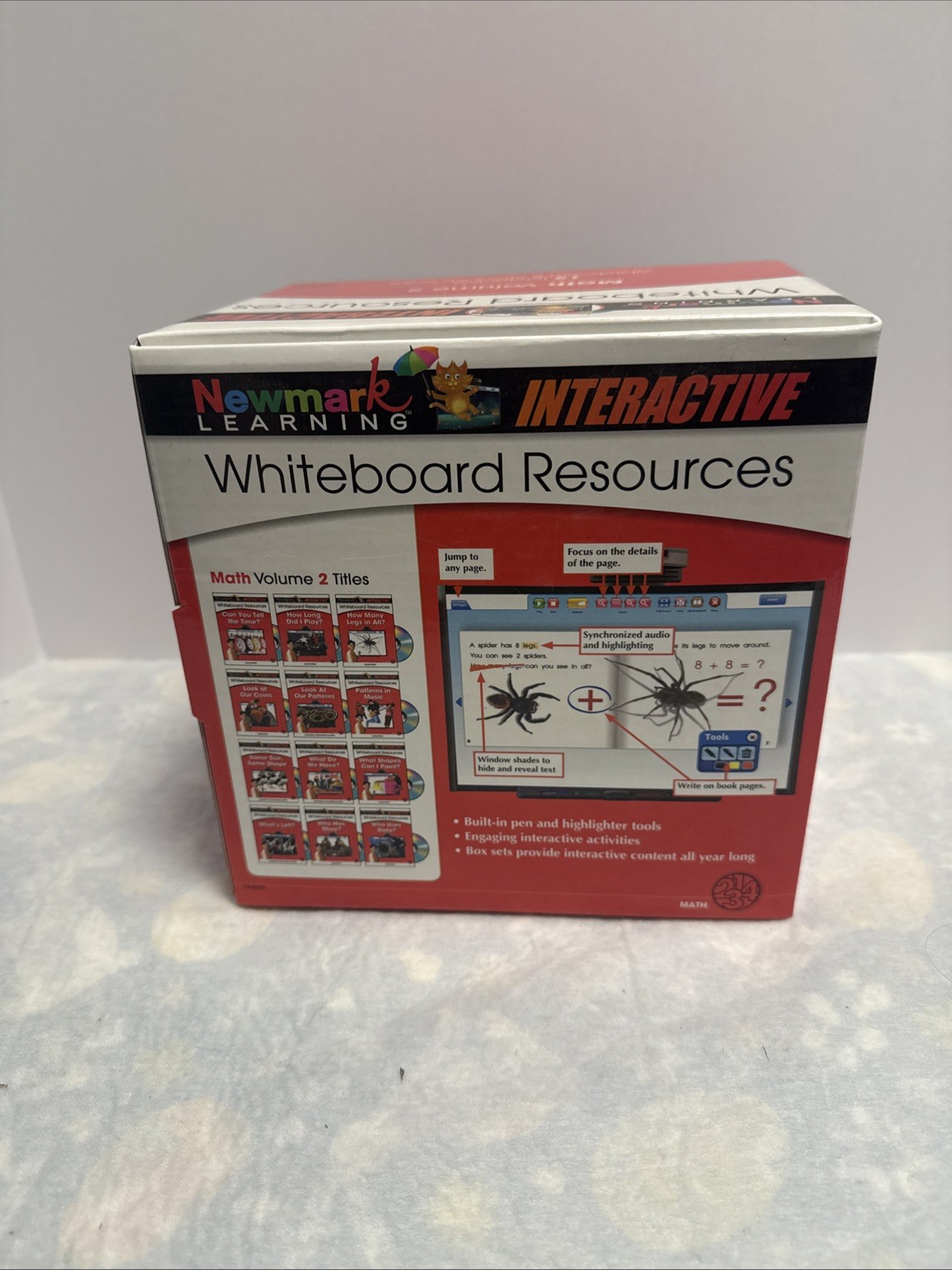 Newmark Learning Math Volume 2, Interactive Whiteboard 11 CD-ROMs 1 Missing