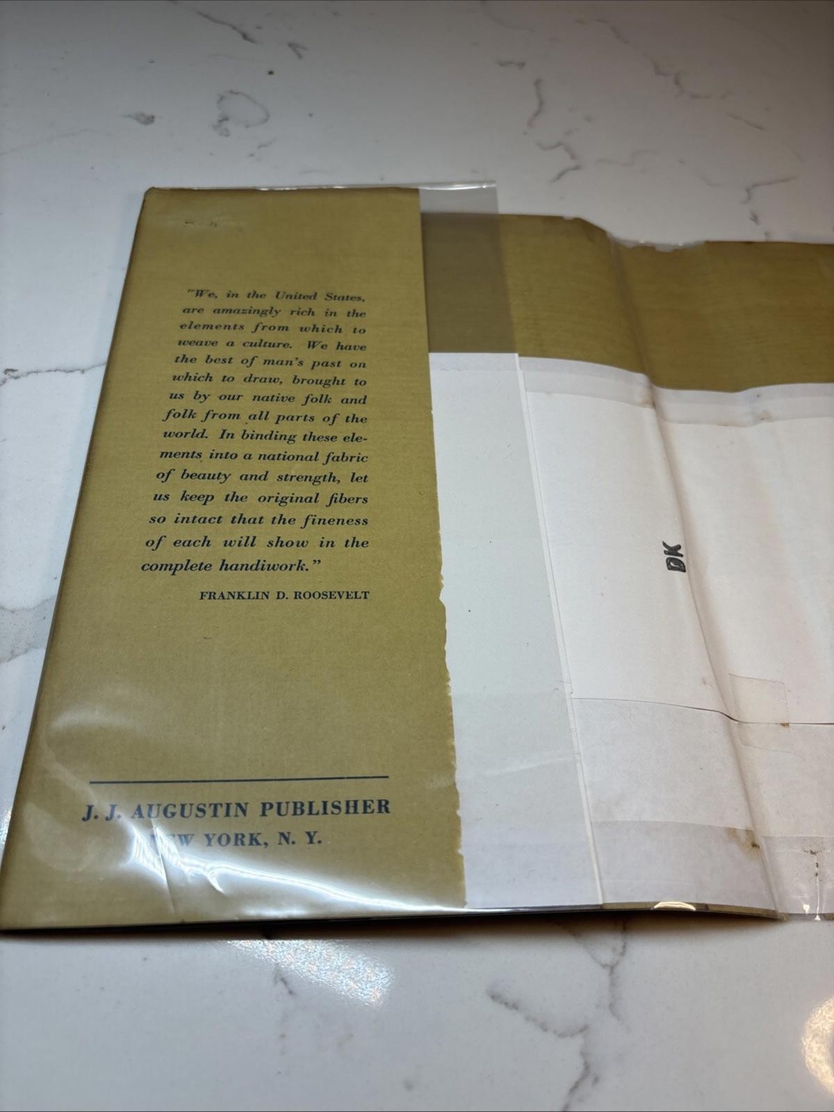 The Gift To Be Simple Edward Deming Andrews 1940 HC/Dj Vg 1st