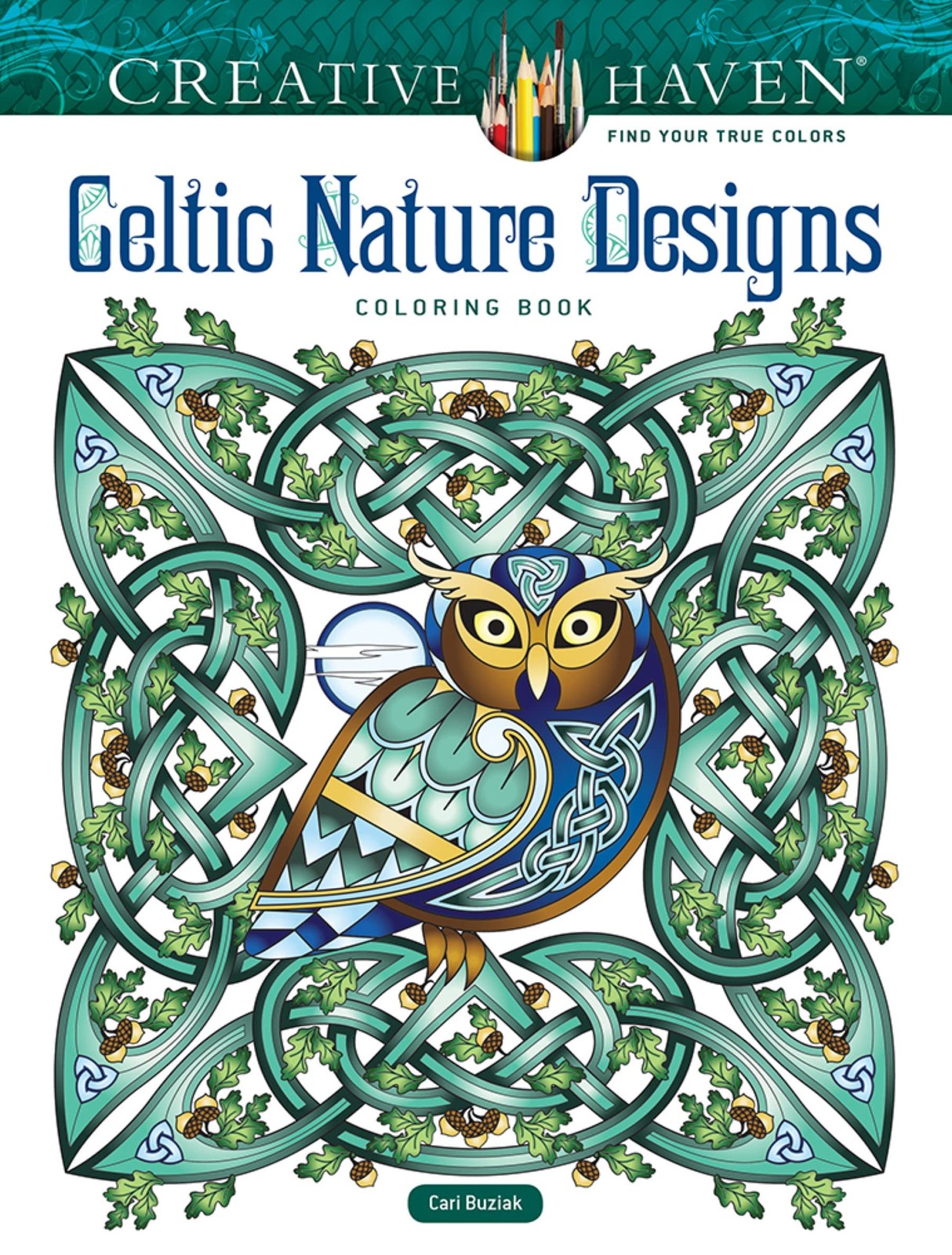 Creative Haven Celtic Nature Designs Coloring Book (Adult Books:…