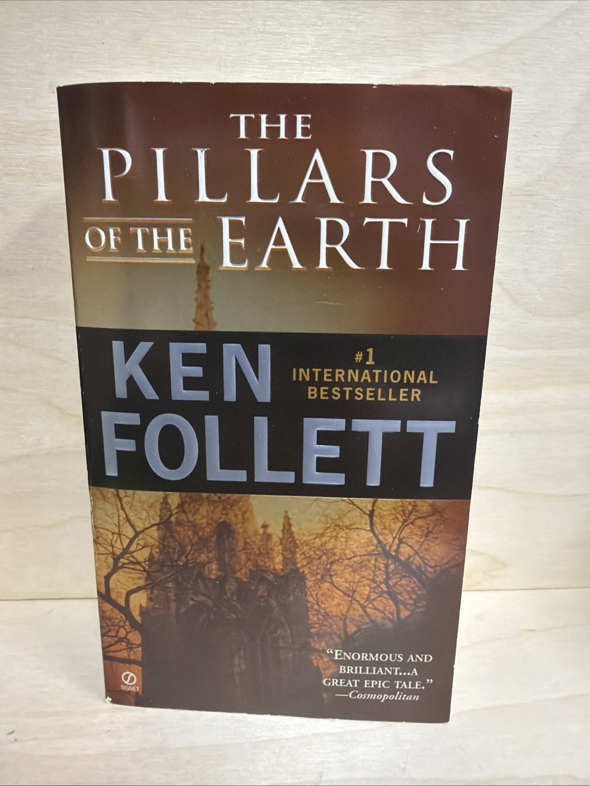 Pillars of the Earth : A Novel by Ken Follett (1990, First Signet Printing)