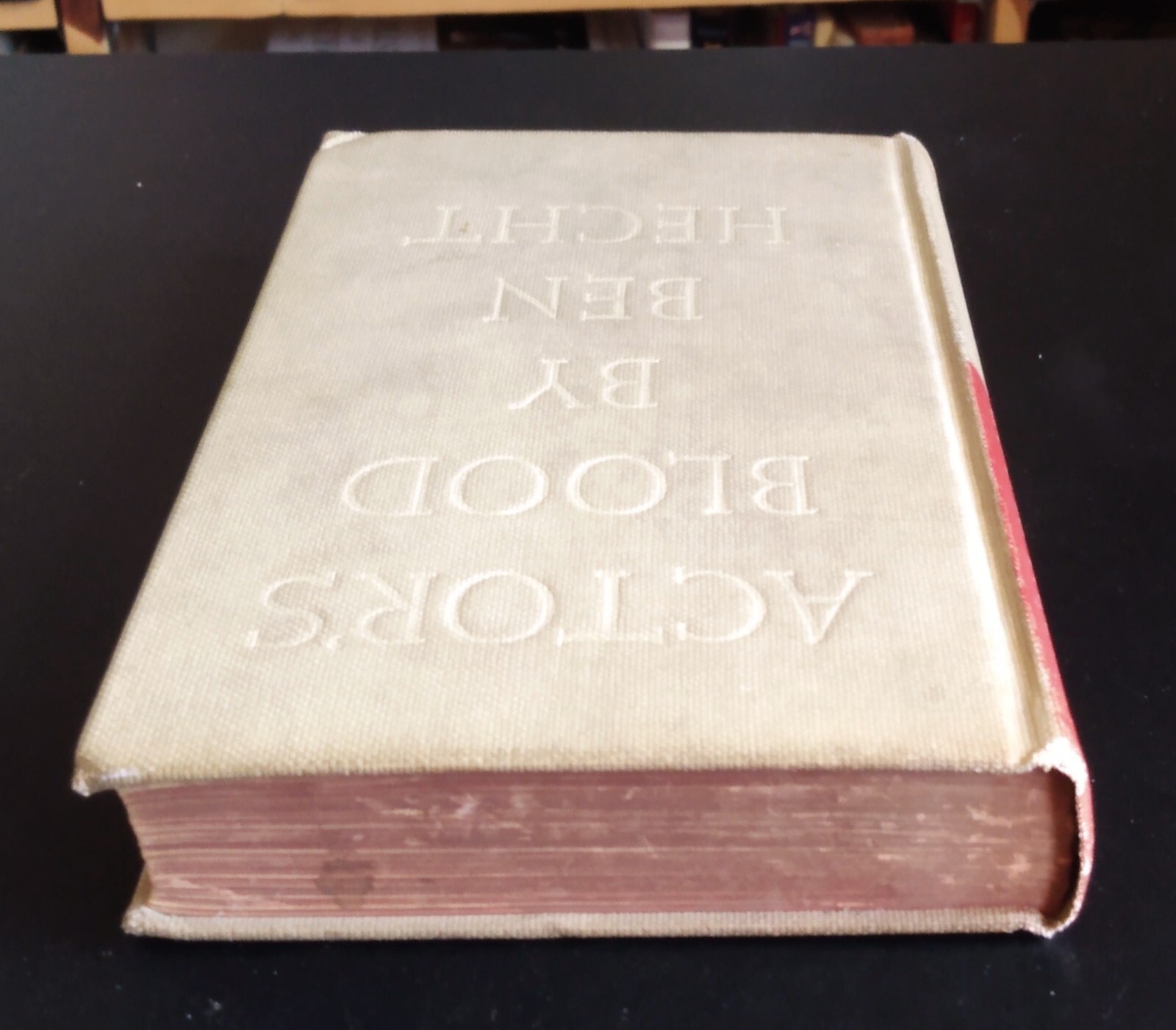 ACTOR’S BLOOD – Ben Hecht (Hard Cover) 1936 Covici Friede Publishers