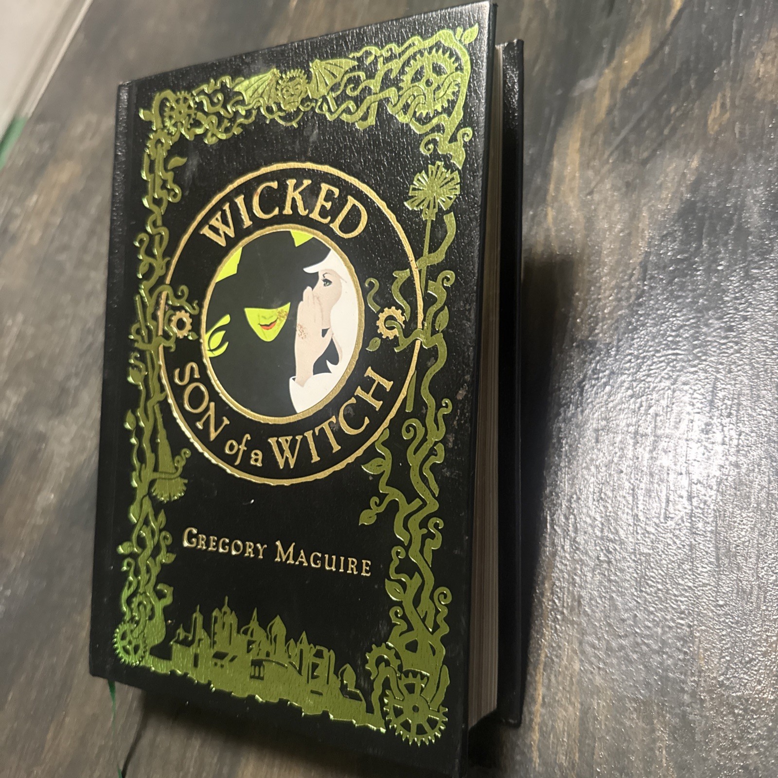 Wicked & Son of A Witch Bonded Leather Ed Gregory Maguire Wizard oz Fast Shippin
