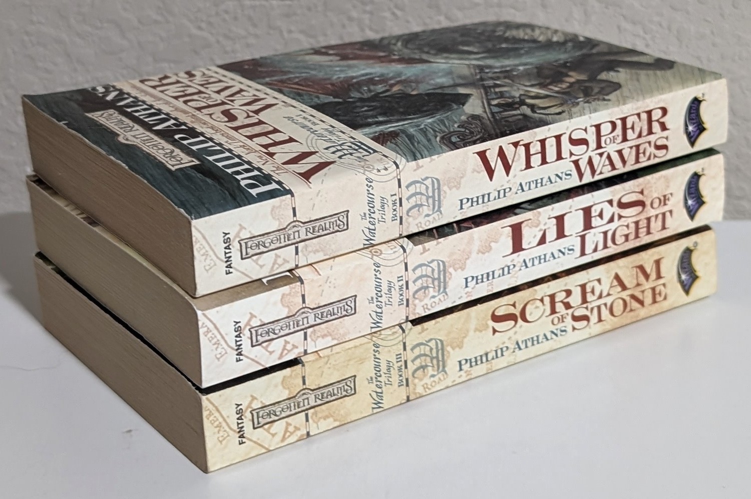 Forgotten Realms = Philip Athans = THE WATERCOURSE TRILOGY = 3 pbks VG all 1/1st