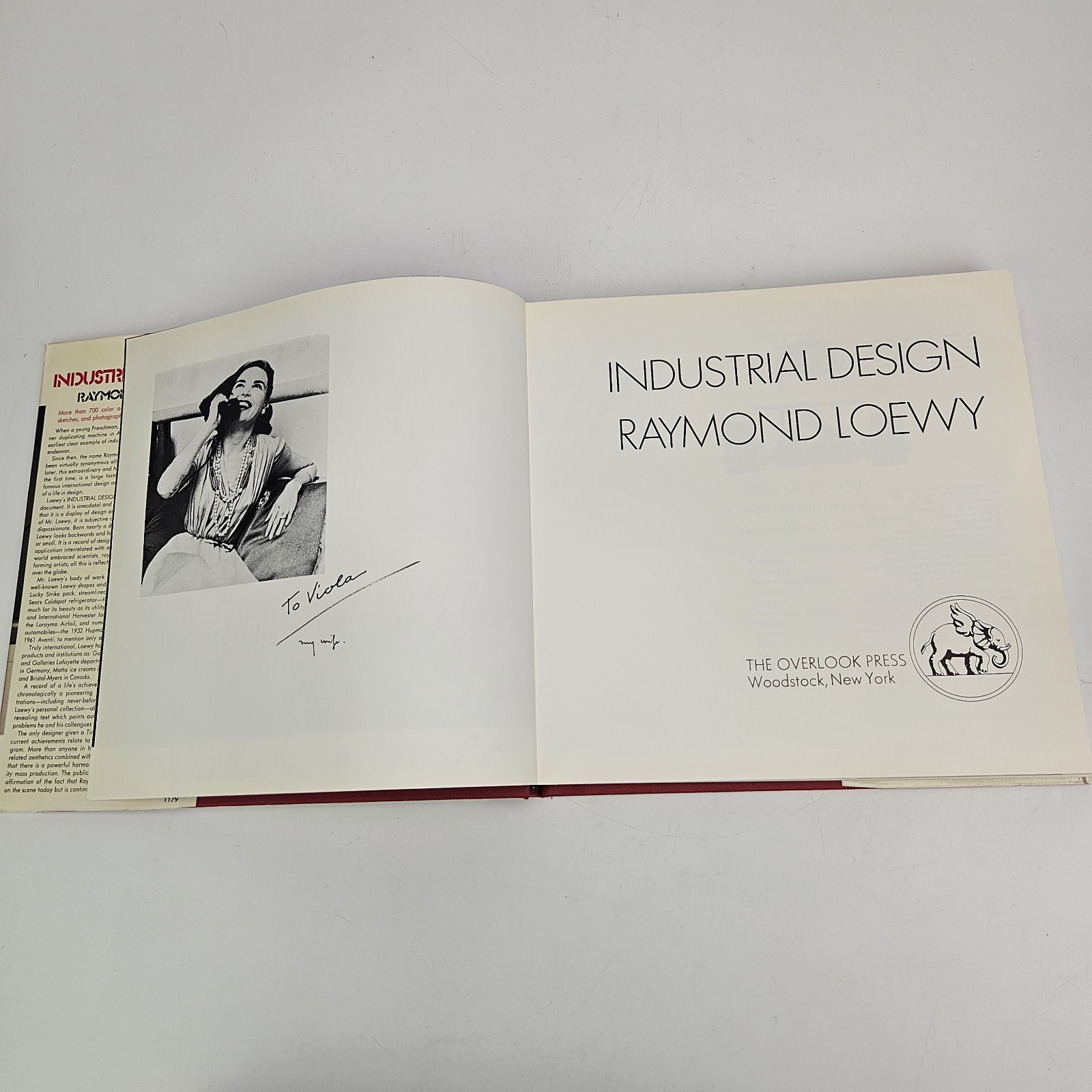 Raymond Loewy Industrial Design 1979 HC Overlook Press Early Printing