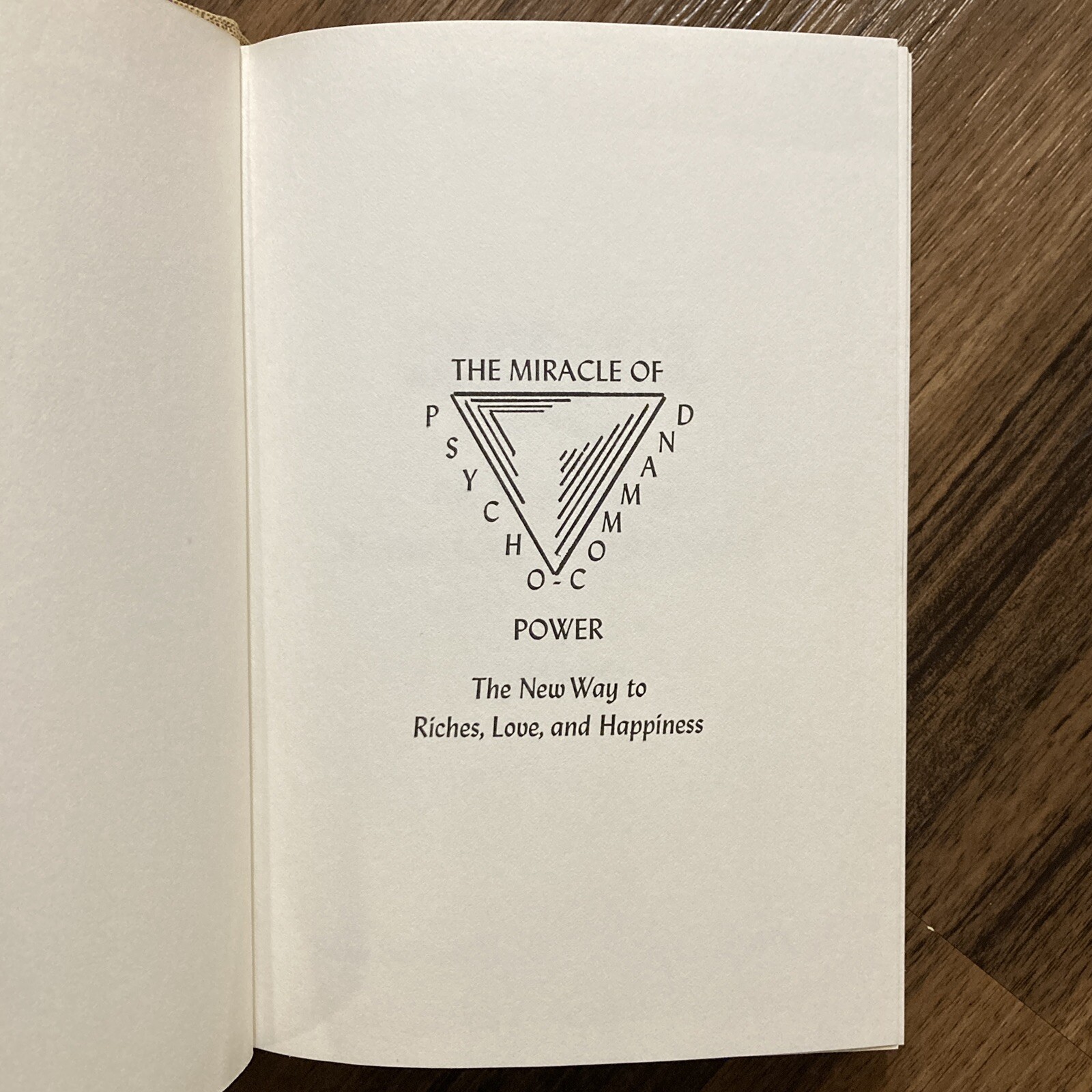 The Miracle of Psycho-Command Power – Scott Reid (1972 HC)