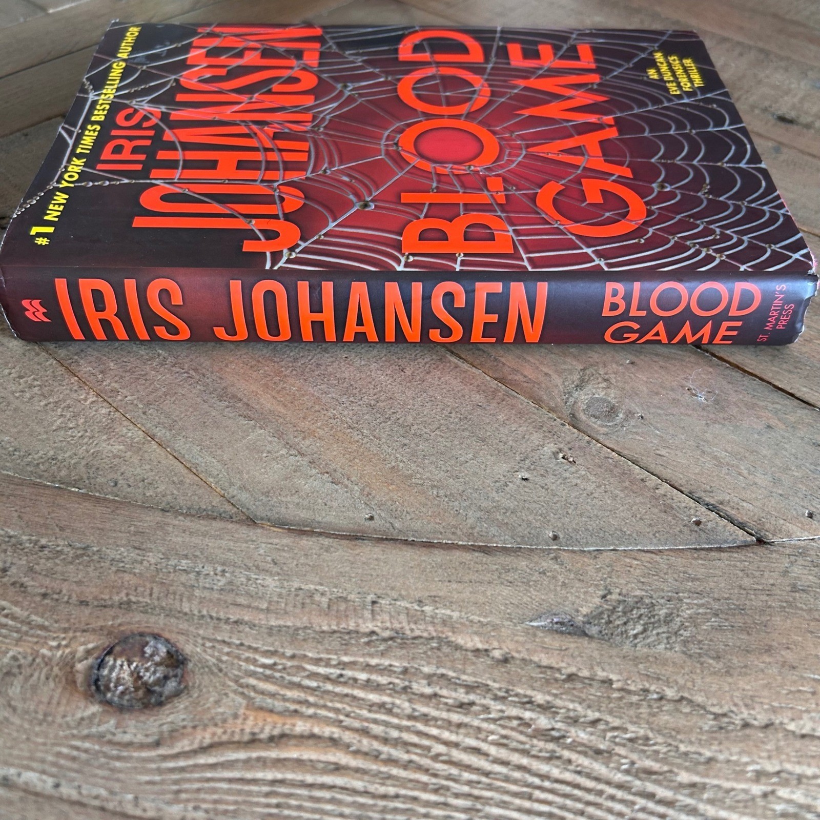 Blood Game Iris Johansen Eve Duncan Forensics Thriller 1st Ed Hardcover 2009