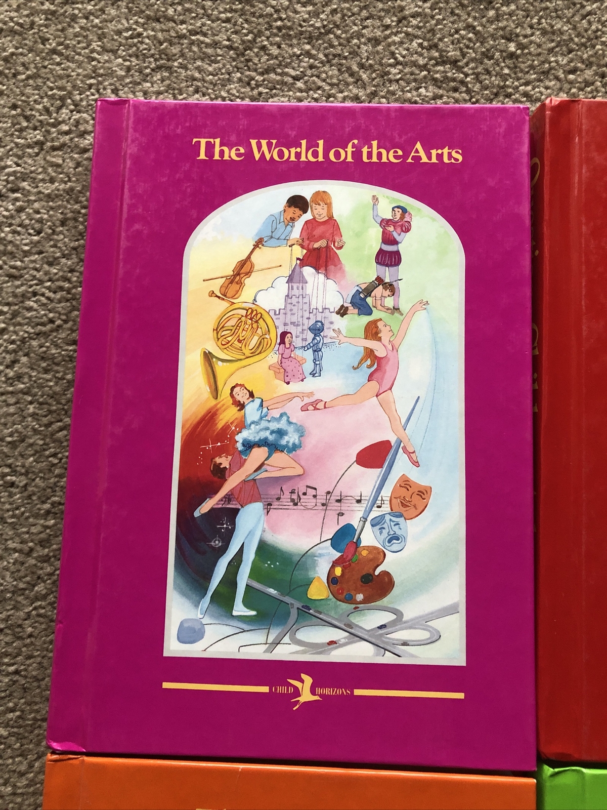 Lot of 10 Child Horizons Vintage Hardcover Books 2001 Complete Set HOMESCHOOL