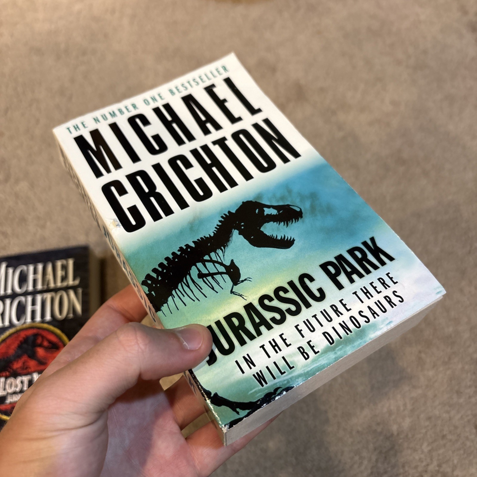 Michael Crichton Jurassic Park 2 Books Collection Set (Jurassic Park, Lost World