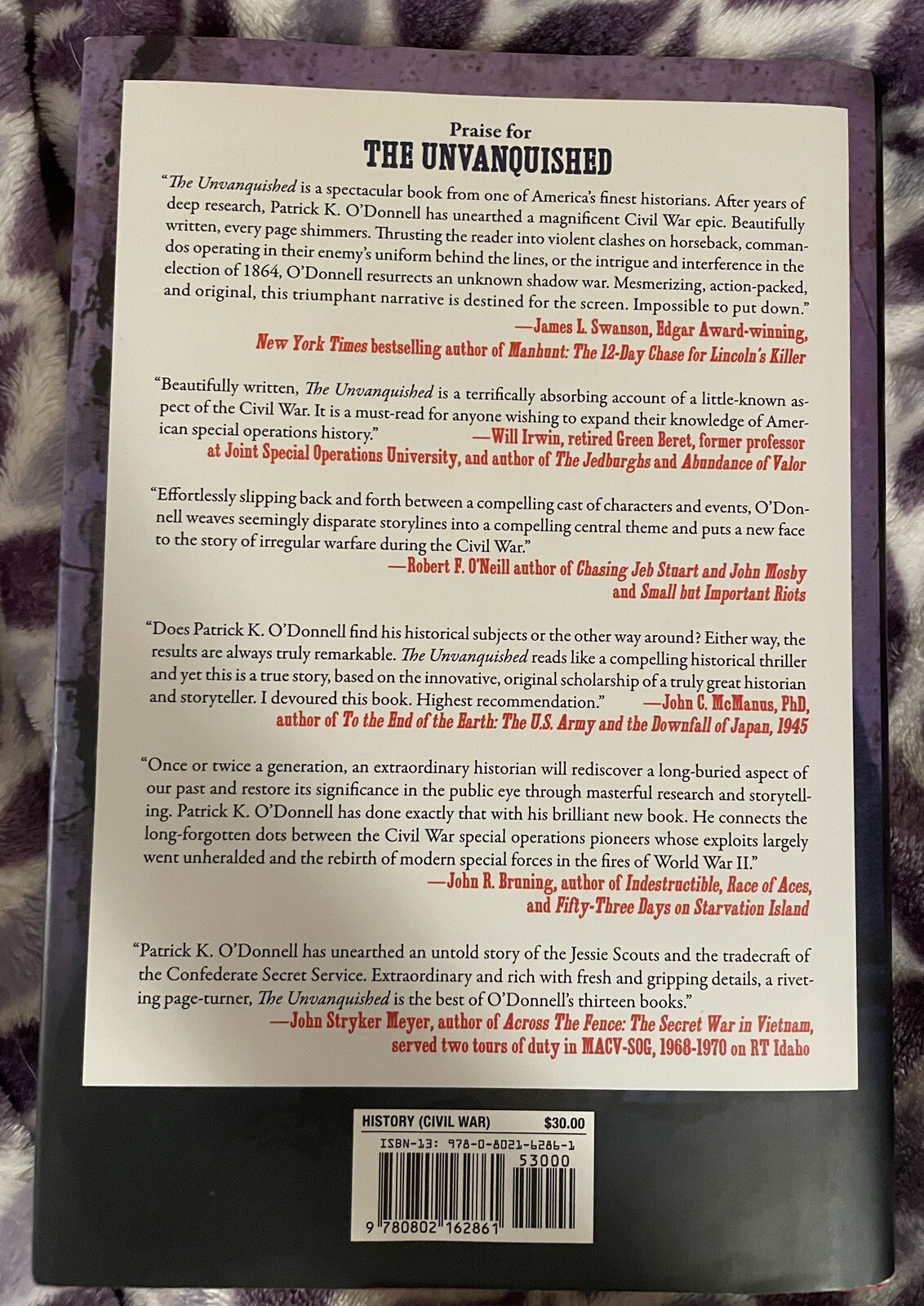 Unvanquished : The Untold Story of Lincoln’s Special Forces, Special Ops 2024