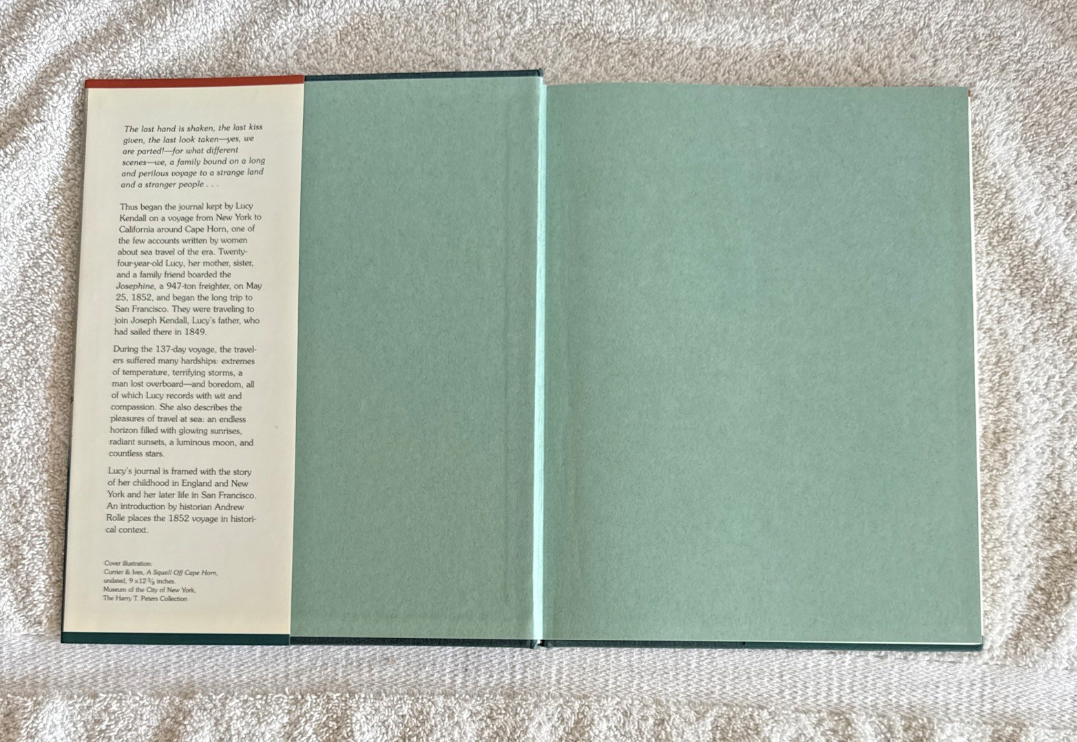 Voyage to California Written at Sea, 1852: The Journal of Lucy Kendall Herrick