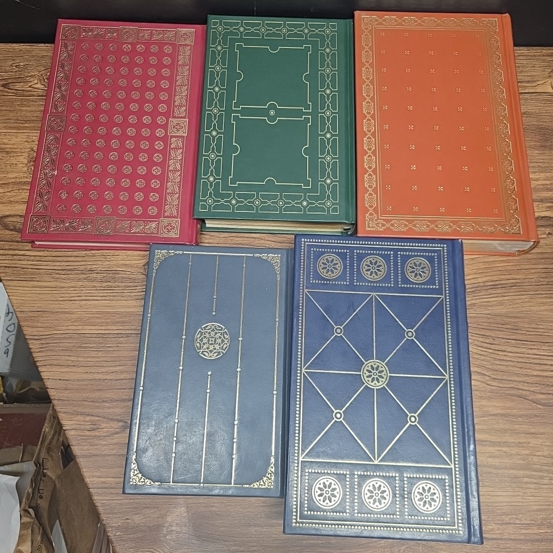5x lot Charles Dickens ~ Dalmatian Press Leather Bound