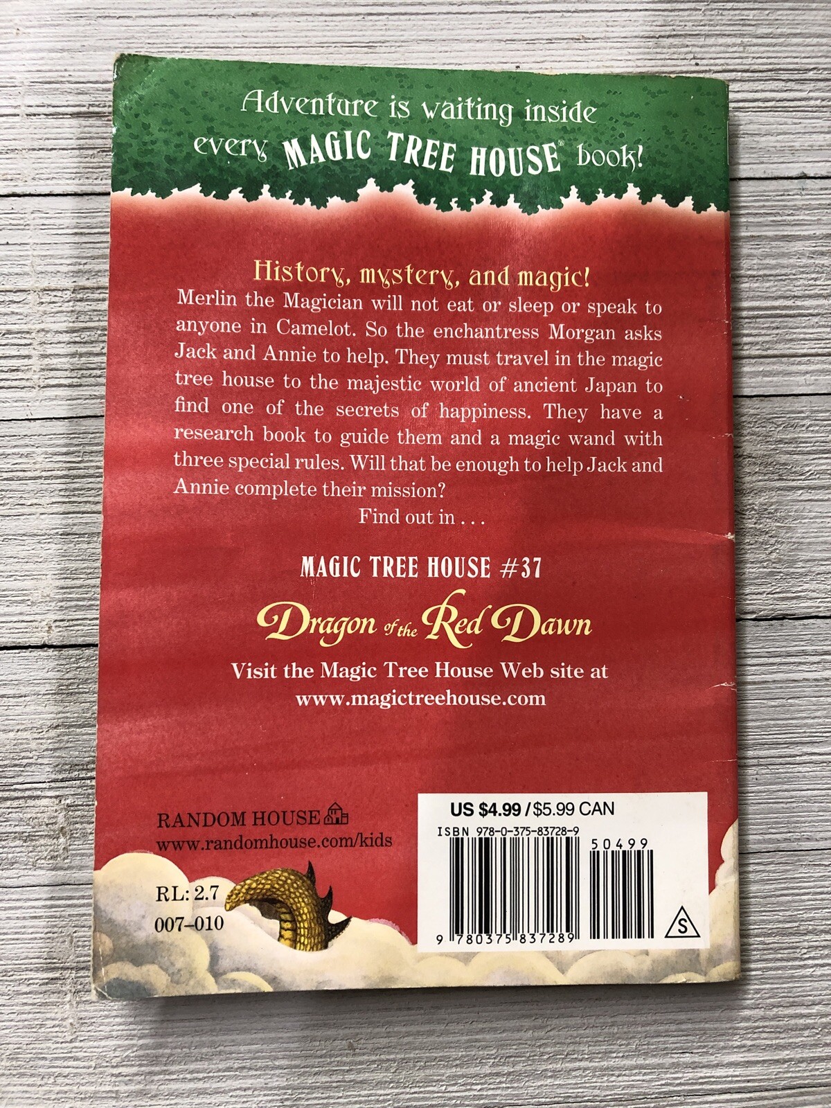 Dragon of the Red Dawn (Magic Tree House (R) Merlin Mission) – Ships Free