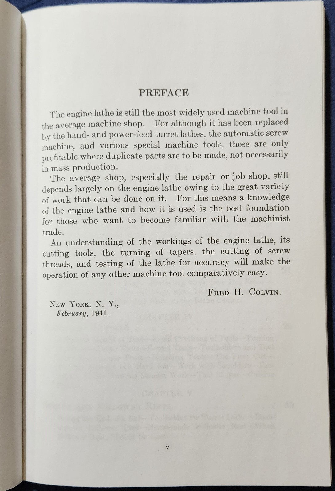 Running an Engine Lathe by Fred H. Colvin 1987 Paperback