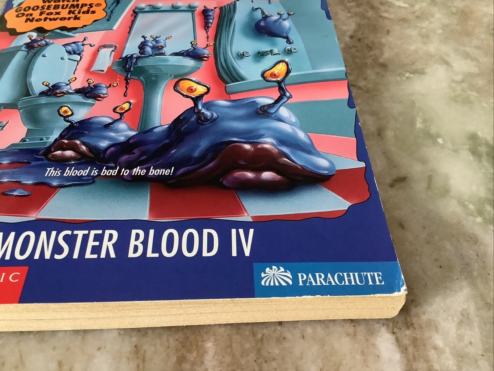 Goosebumps #62 Monster Blood IV 1st Print – R L Stine 1997 with Cards