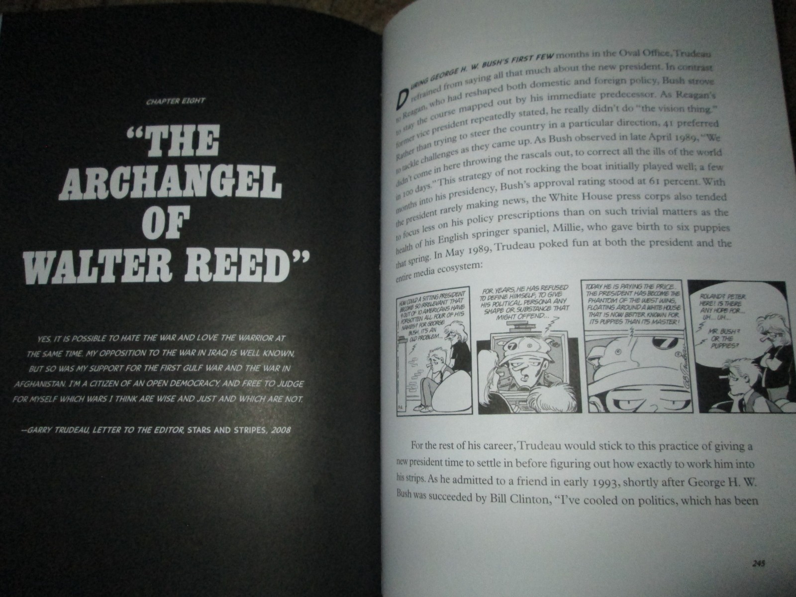 TRUDEAU & DOONESBURY Biography: The Cartoonist Who Turned the News Into Art-NEW!