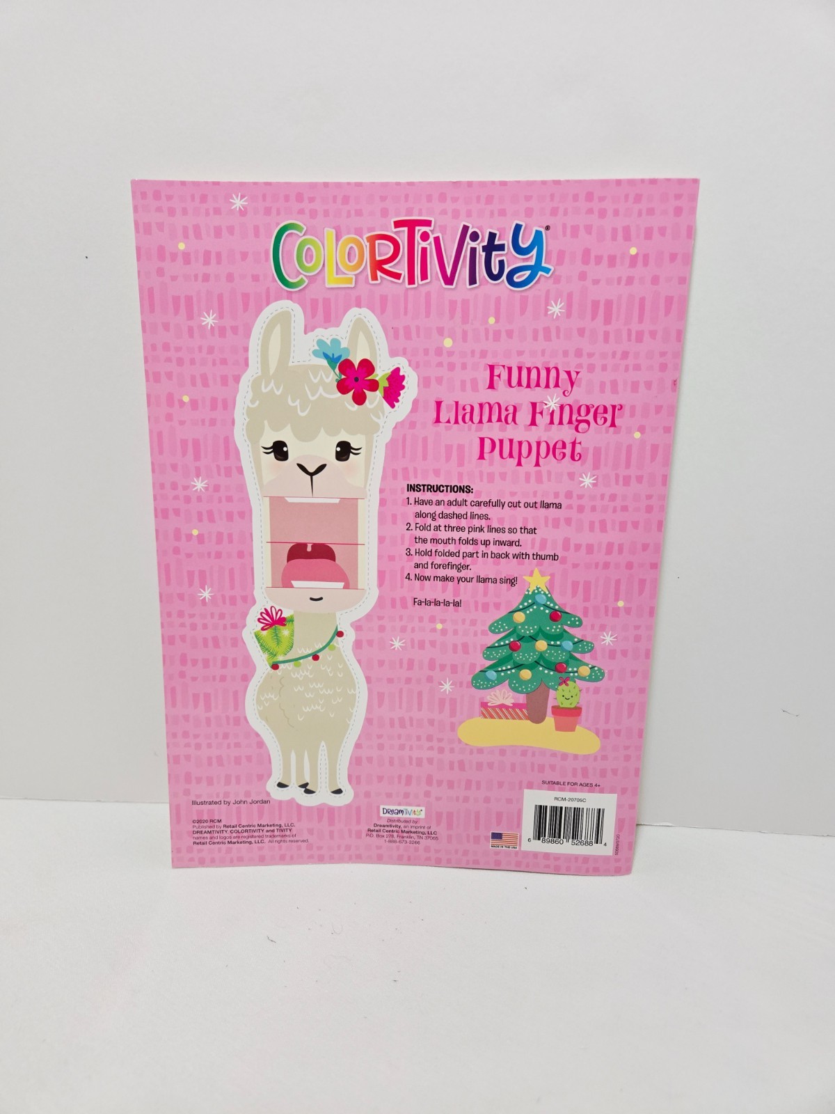 COLORTIVITY CHRISTMAS LLAMA FLEECE NAVIDAD NEW COLORING & ACTIVITY BOOK FOR KIDS