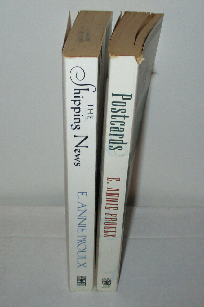 The Shipping News & Postcards By E. Annie Proulx (1994-95) 2 book lot paperbacks