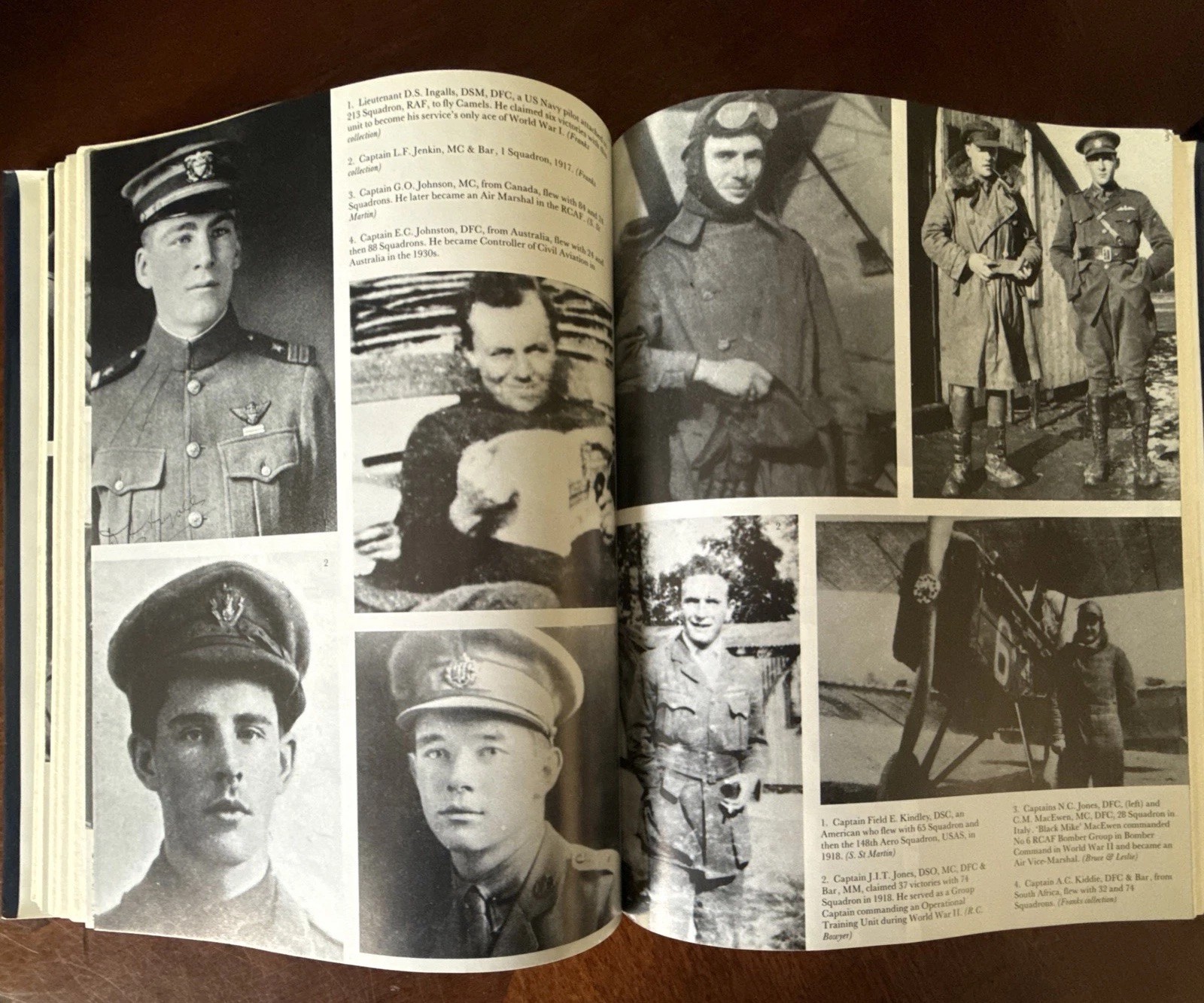 ABOVE THE TRENCHES The British Empire Fighter Aces and Units of WW1 DJ HC 1st Ed
