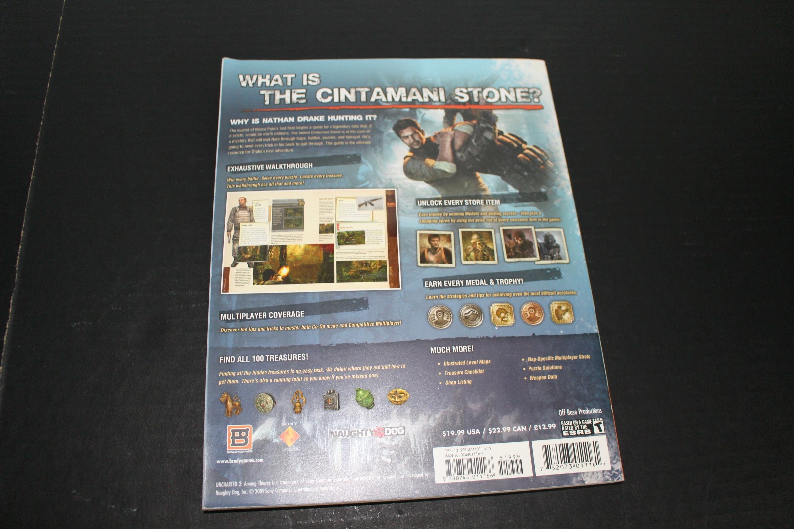 Bradygames Uncharted 2 Among Thieves Strategy Guide Signature Series Awesome !!