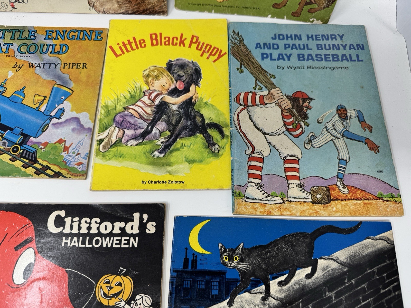 10 Childrens Books VTG 60s-70s Lot Scholastic Troll Xerox Golden Press Readers