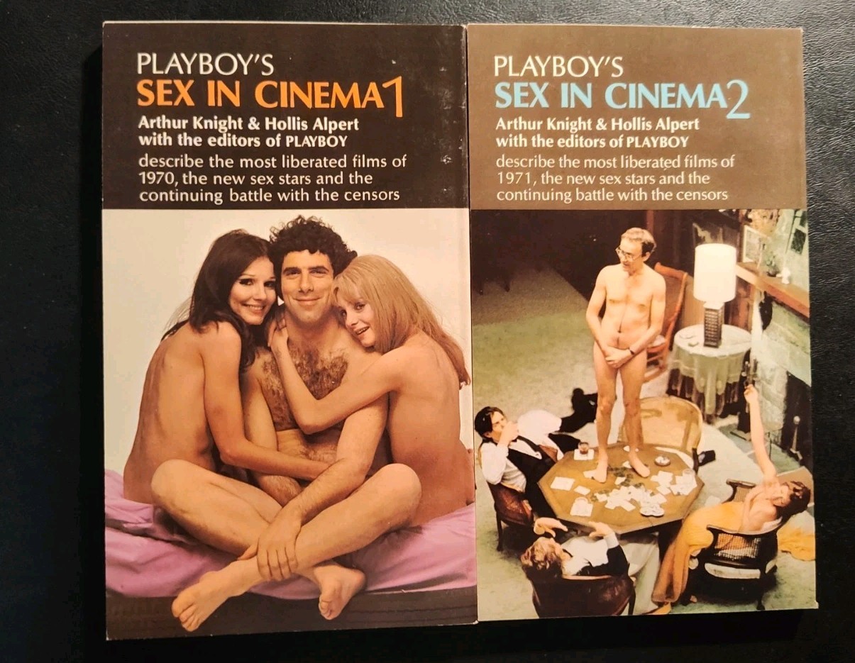 Vintage Box Set: Playboy’s “Sex In Cinema” Paperbacks Vol 1-4 (1971-1974) .