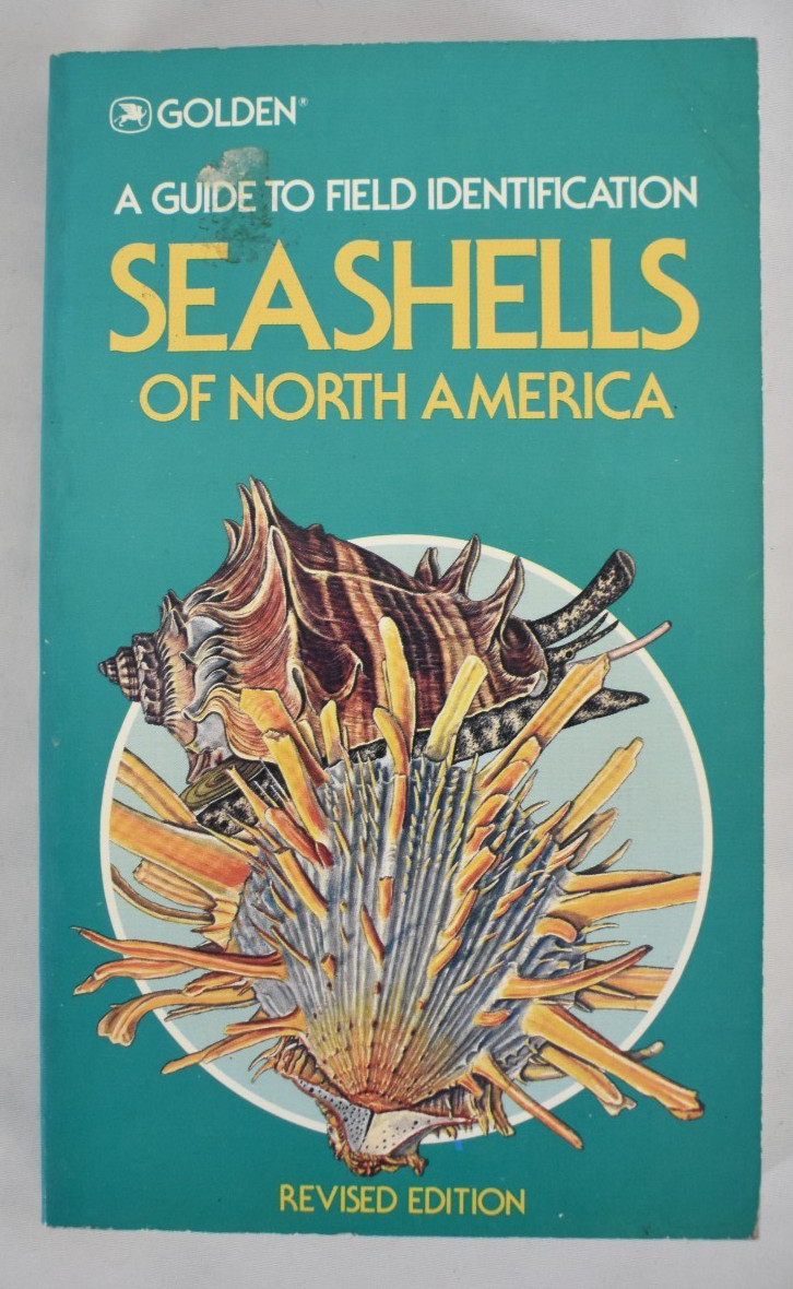 Lot of 2 Golden Guide Seashells of North America the World Vintage 1980s Color
