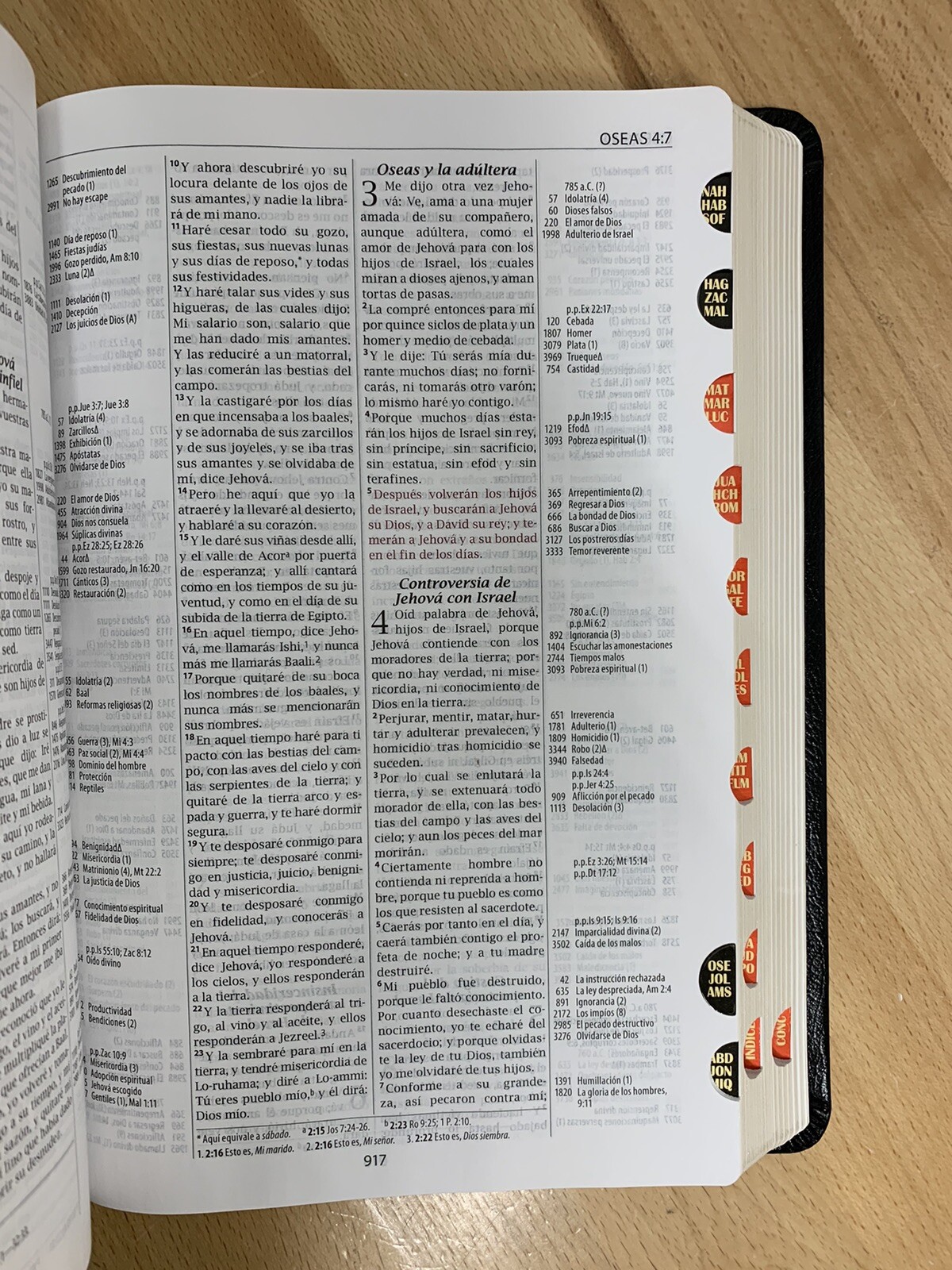 BIBLIA D REFERENCIA THOMPSON REINA VALERA 1960 PIEL FABRICADA CON INDICE NEGRO