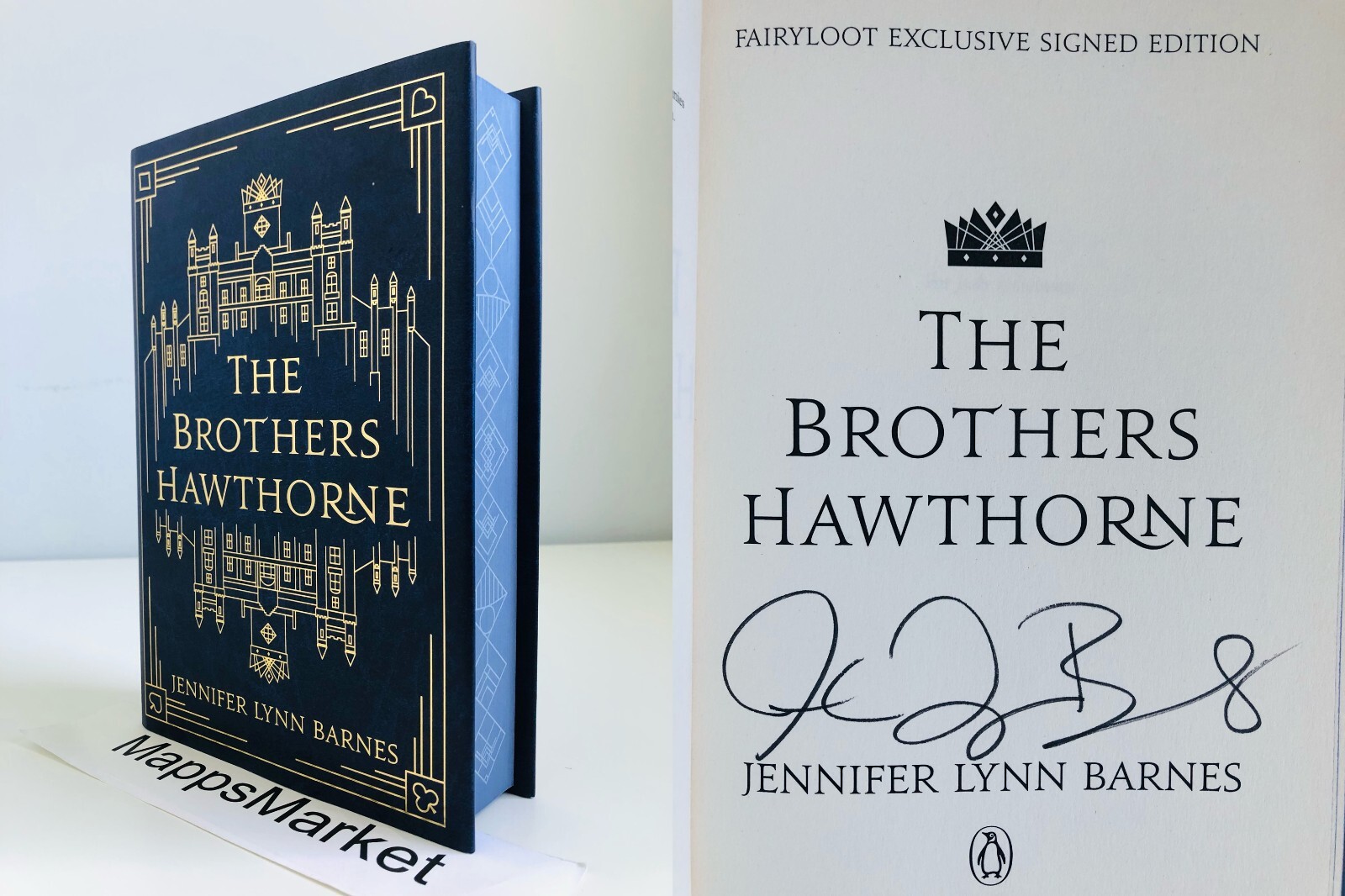 Inheritance Games Books 1-4 SIGNED by Jennifer Lynn Barnes FAIRYLOOT Stenciled