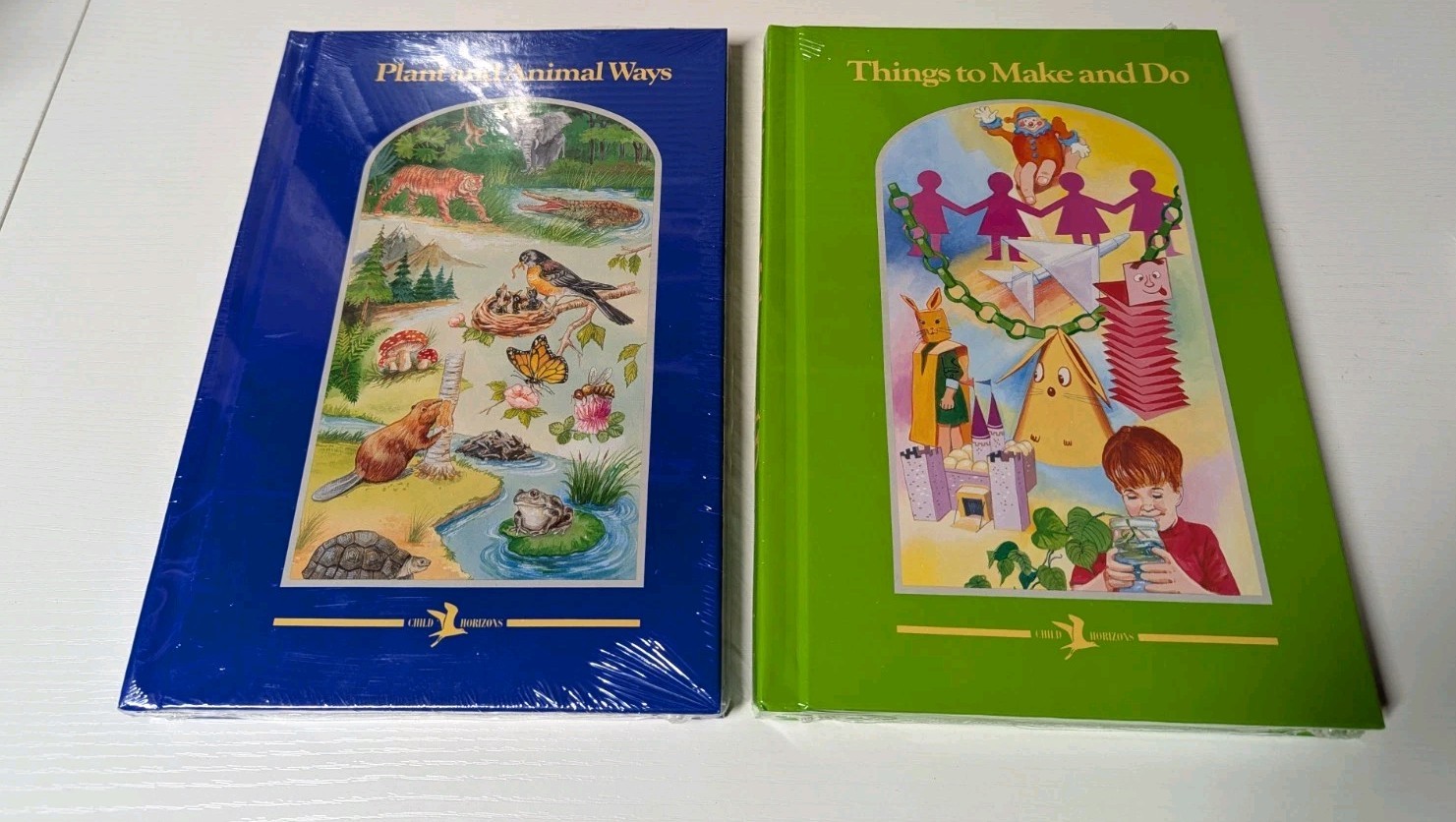 LOT OF 5 CHILD HORIZONS BOOKS STANDARD EDUCATION CORP Homeschool New
