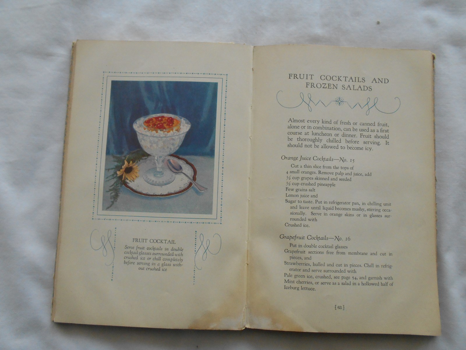GENERAL ELECTRIC REFRIGERATOR RECIPES AND MENUS COOKBOOK-1927-136 PAGES