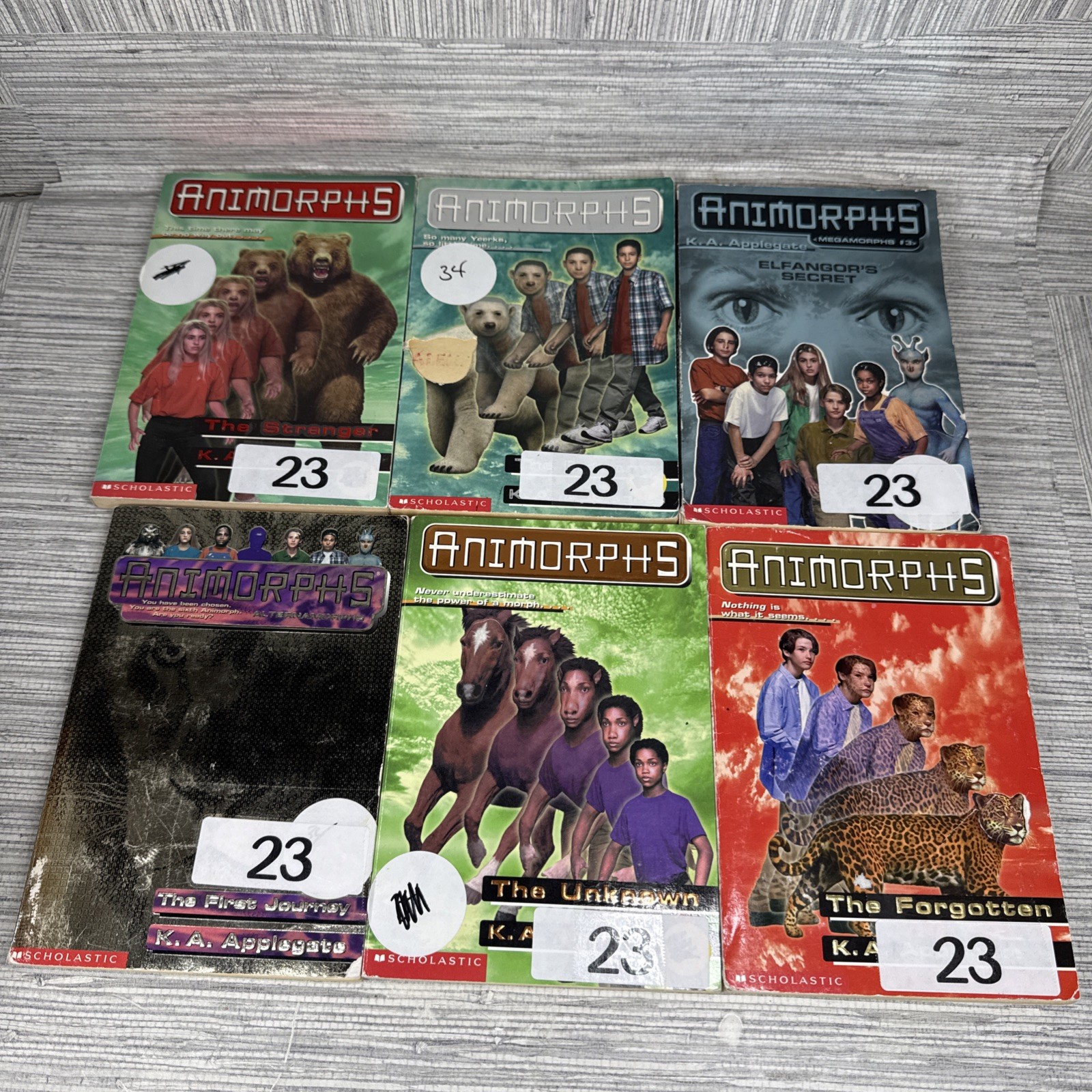 Animorphs Lot of 11 Books #3 7 25 35 11 x2 9 14 15 K.A. Applegate Scholastic PB