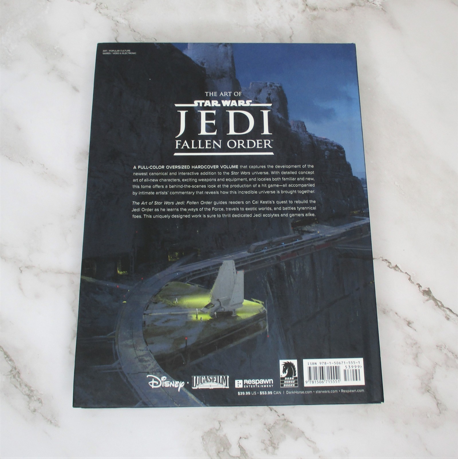The Art of Star Wars Jedi Fallen Order Hardcover Book Dark Horse Books 2019 VGC