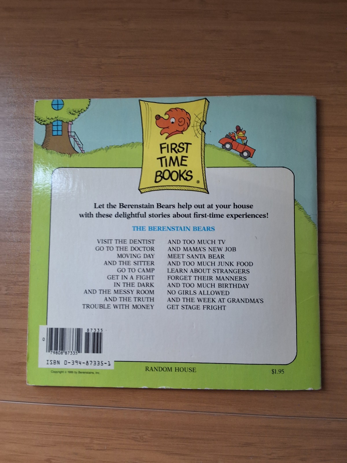 Vintage Variety Set Of Bernstein Bears Books. Lot Of 5