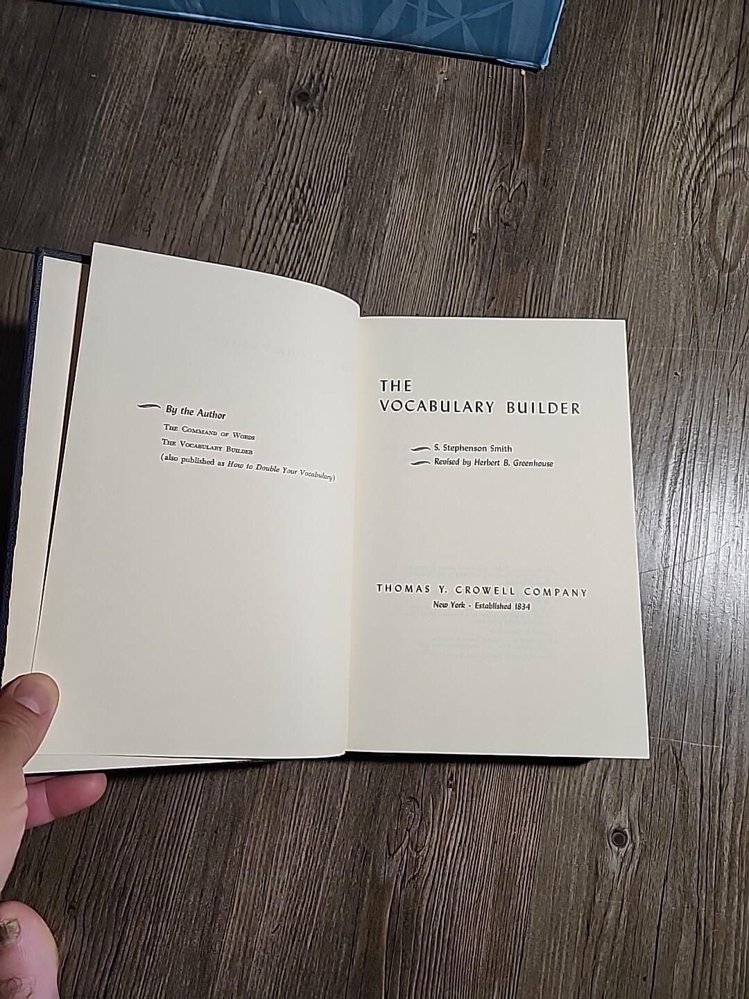 Vocabulary Builder by S. S. Smith Revised By Herbert Greenhouse 2nd Ed. 1964 HC