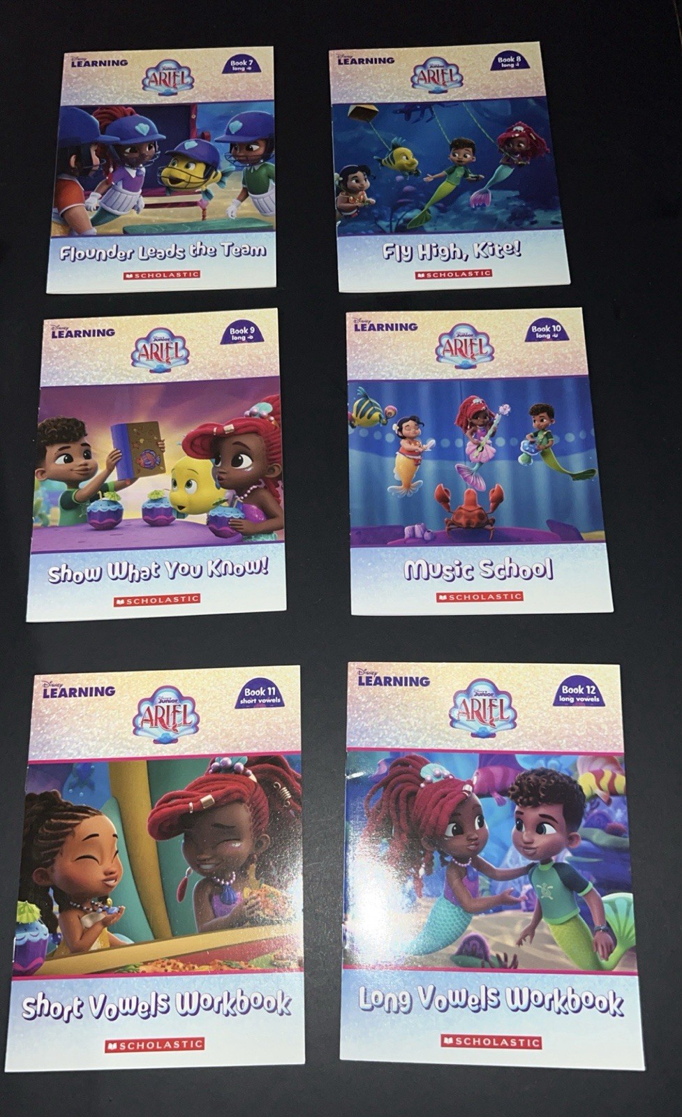 Disney Junior Ariel Phonics Fun 12 Book Set Scholastic Reading Learning