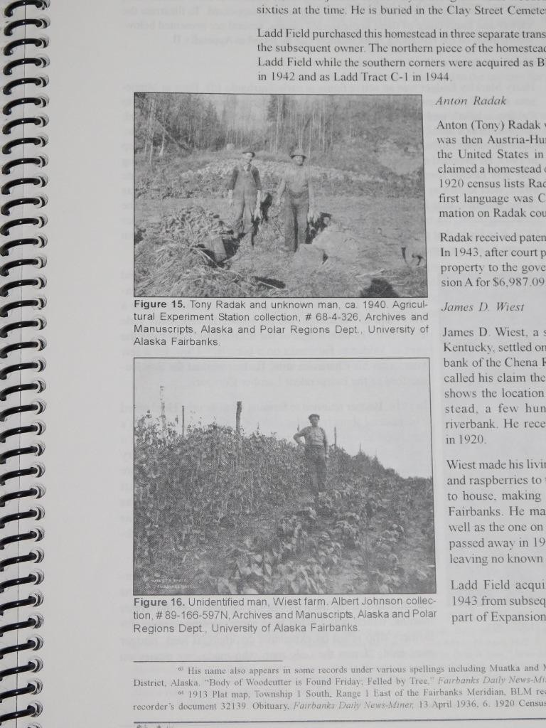 Homesteads on Fort Wainwright Alaska History 1904-1940 Pioneer Family Name Cabin