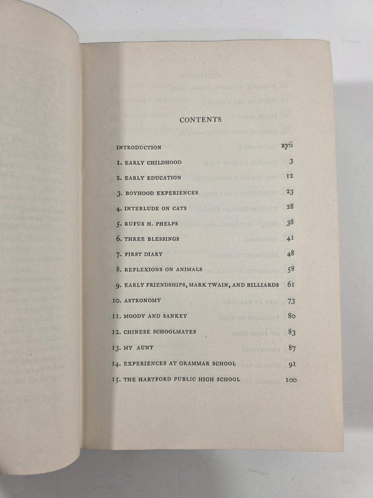 WILLIAM LYON PHELPS Autobiography with Letters 3rd Printing HC no dust jacket