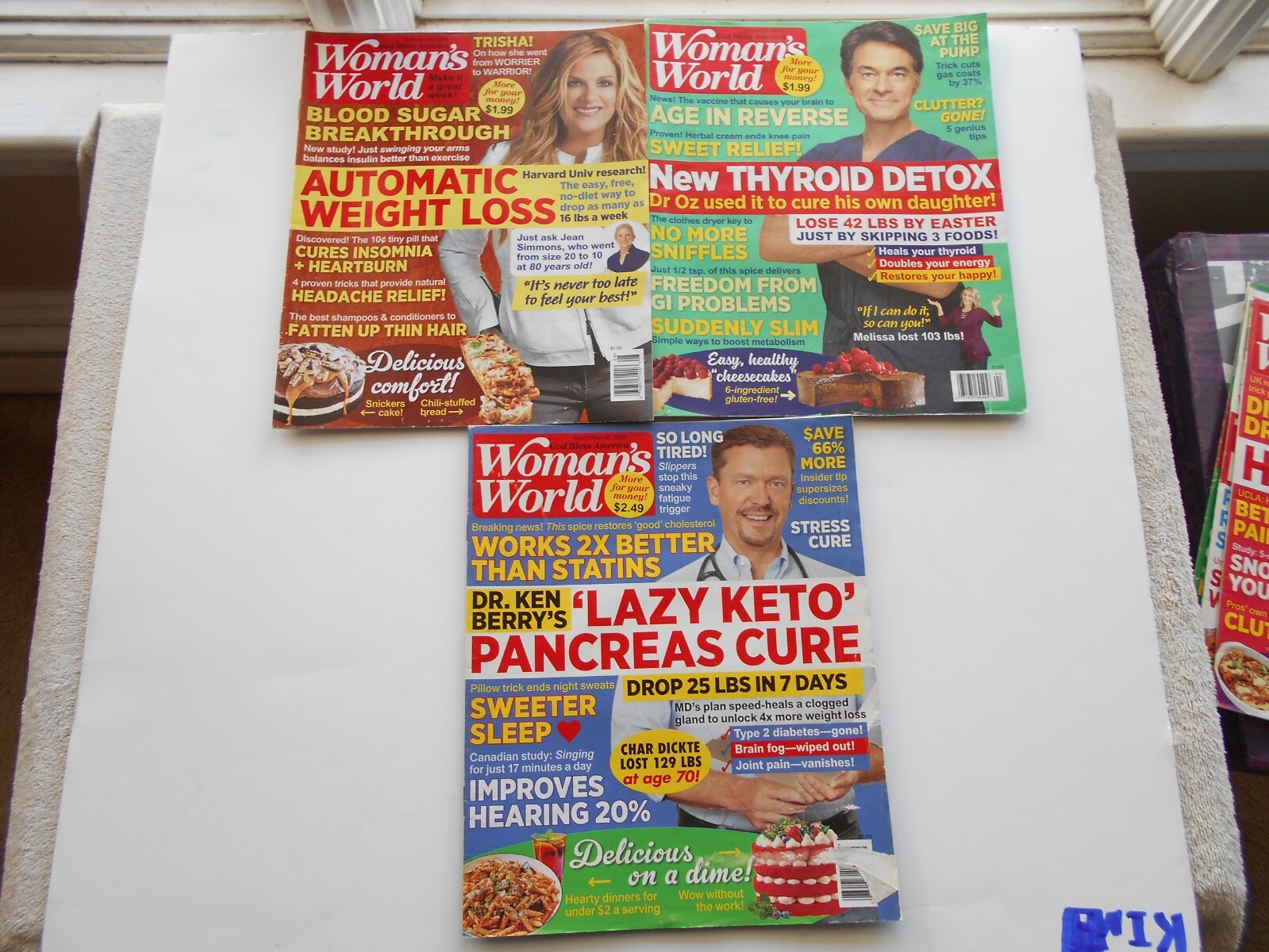 WOMAN’S WORLD Magazine LOT 15—DECEMBER 9,2019–NOVEMBER 8,2021–(#6)