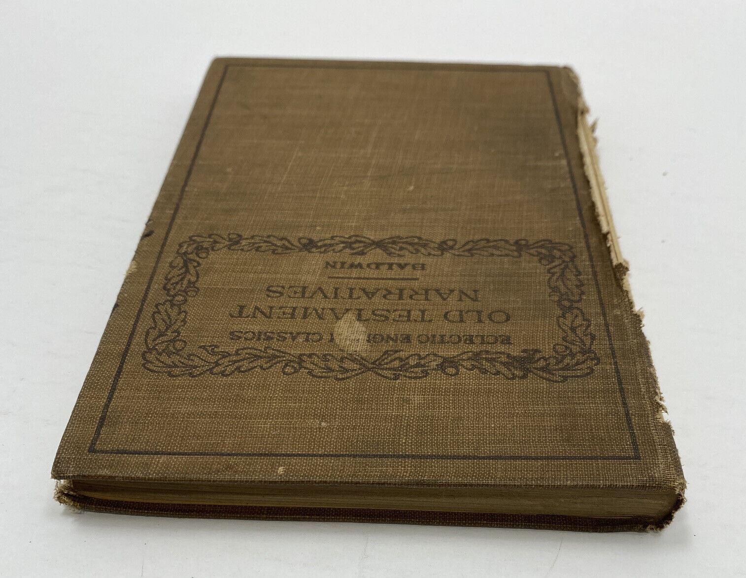 Eclectic English Classics Old Testament Narratives Baldwin 1910