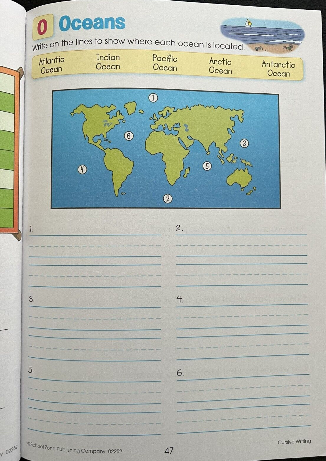 Beginning cursive writing practice handwriting book workbooks for Kids Grade 3 4