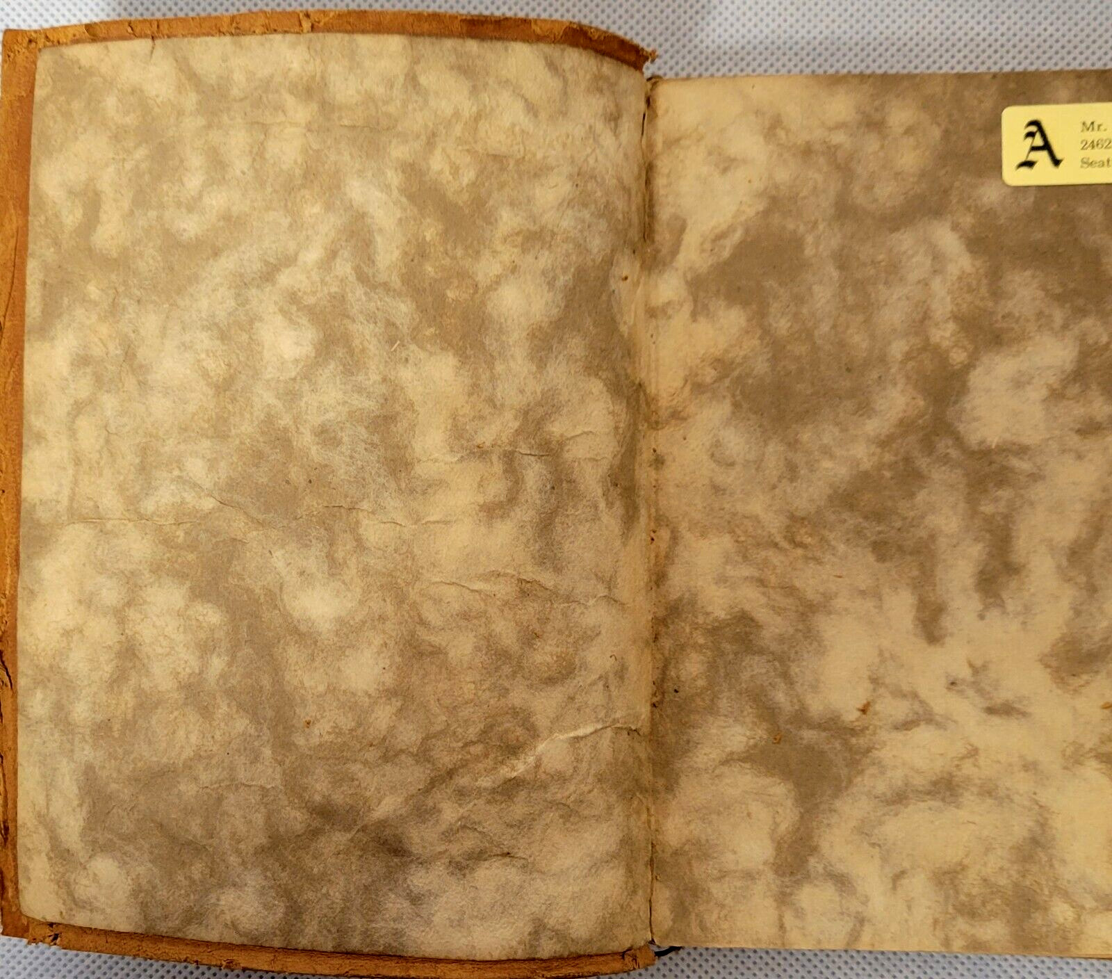 Whittier Birthday Book (1910, Suede Cover) Unmarked Pages